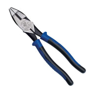Klein J20008 8'' (203 mm) Journeyman High-Leverage Side-Cutting Pliers - Heavy-Duty Cutting