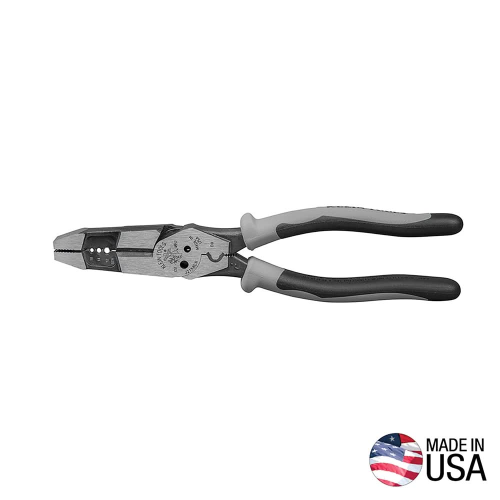 Klein J215-8CR Hybrid Pliers with Crimper and Wire Stripper