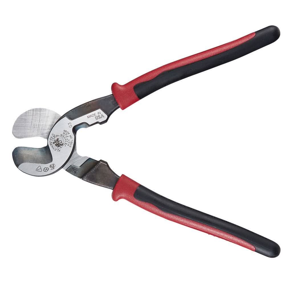 Klein Tools J63225N Journeyman High Leverage Cable Cutter with Stripping