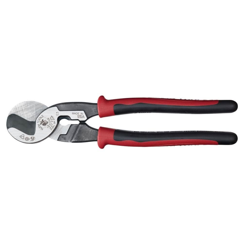 Klein Tools J63225N Journeyman High Leverage Cable Cutter with Stripping