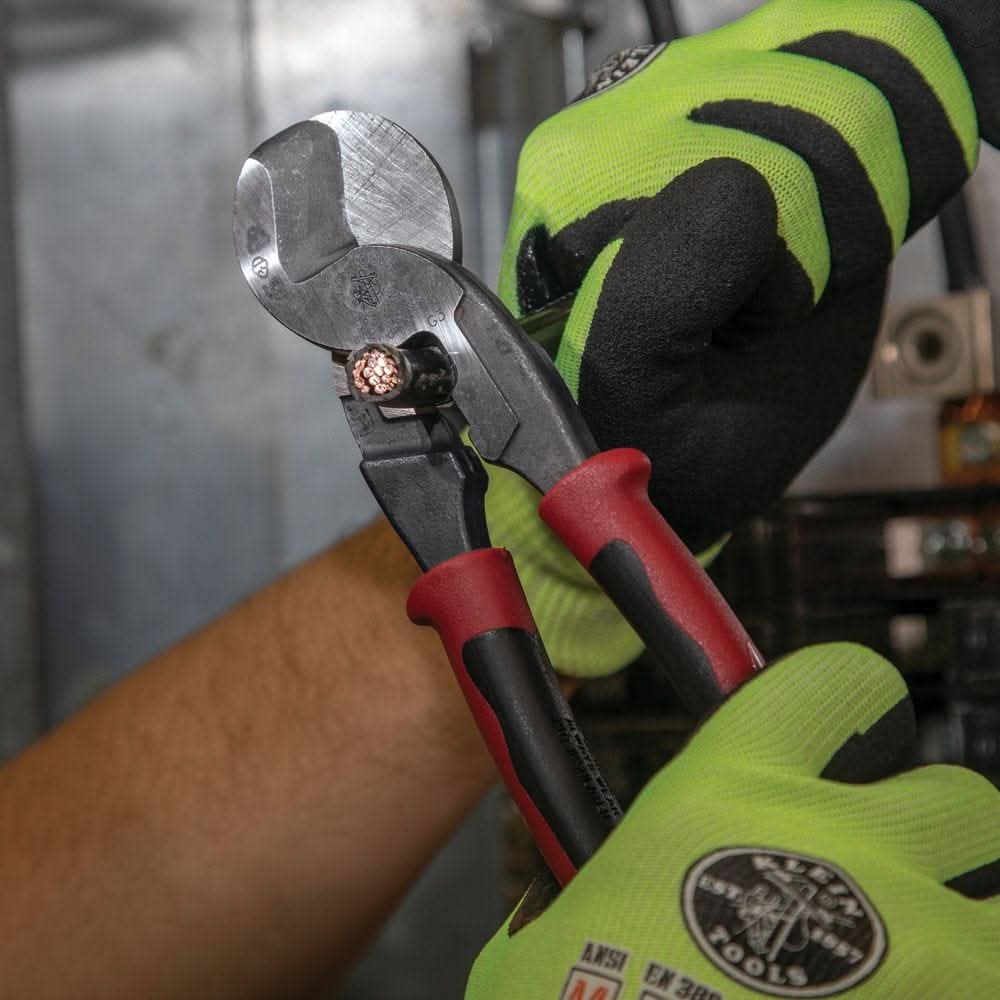 Klein Tools J63225N Journeyman High Leverage Cable Cutter with Stripping