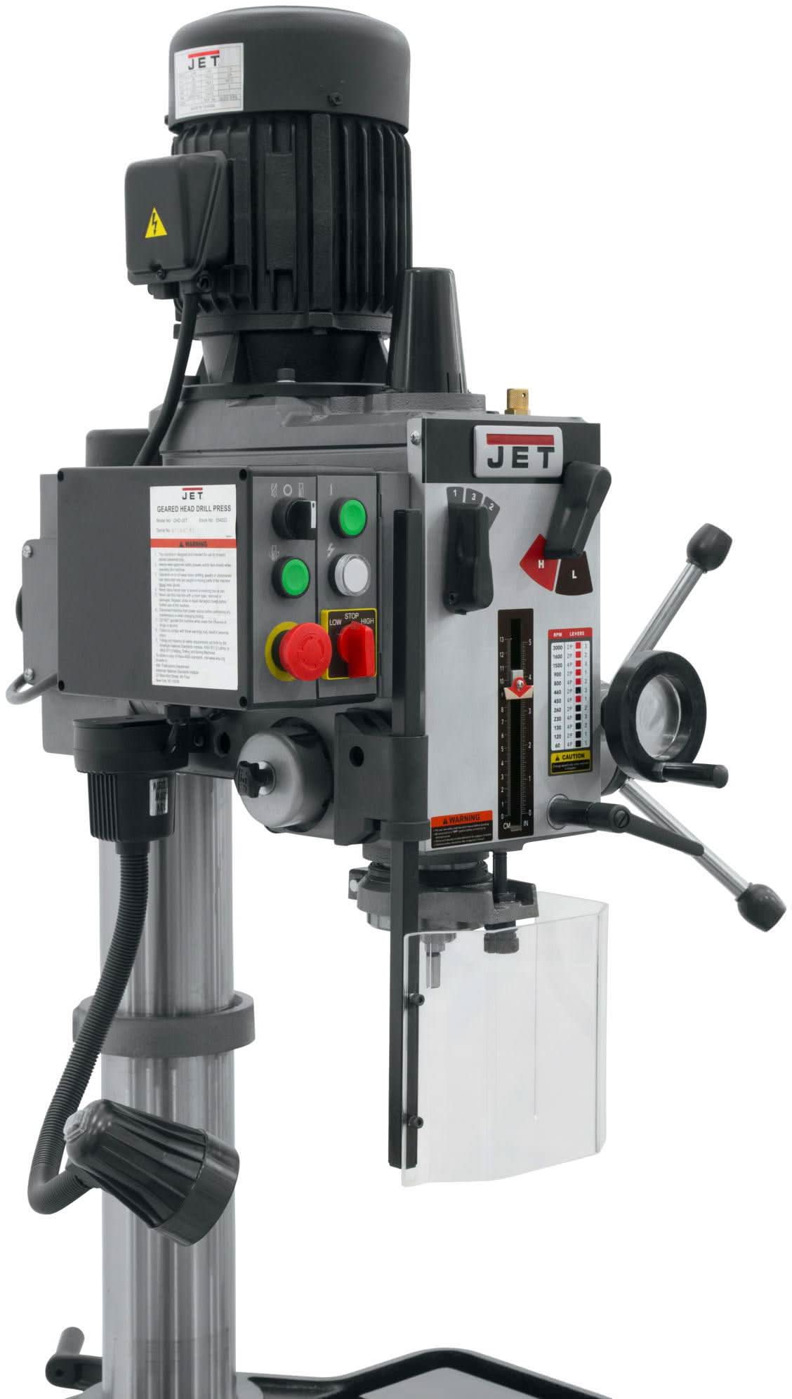 Jet 354020 GHD-20, 20" Gear Head Drill Press 230V, 3Ph