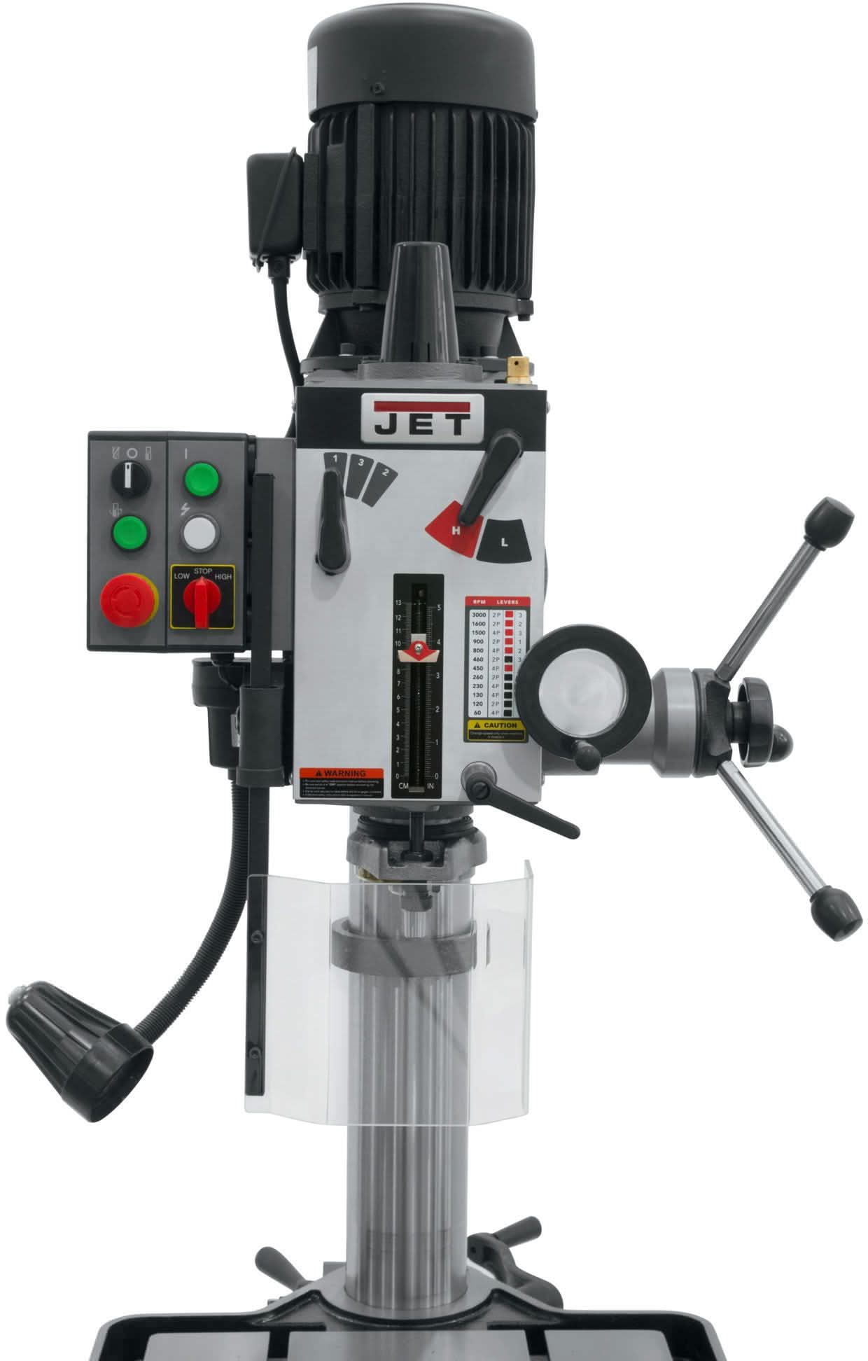 Jet 354022 GHD-20T, 20" Gear Head Tapping Drill Press 230V, 3Ph