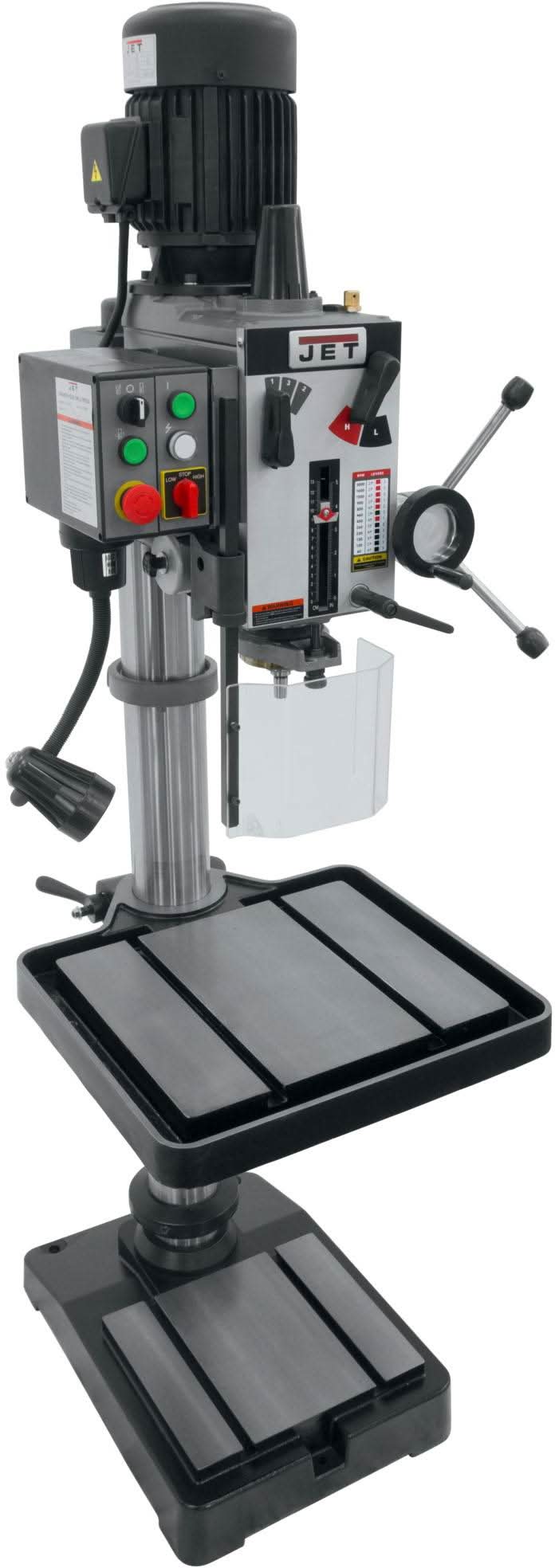 Jet 354022 GHD-20T, 20" Gear Head Tapping Drill Press 230V, 3Ph