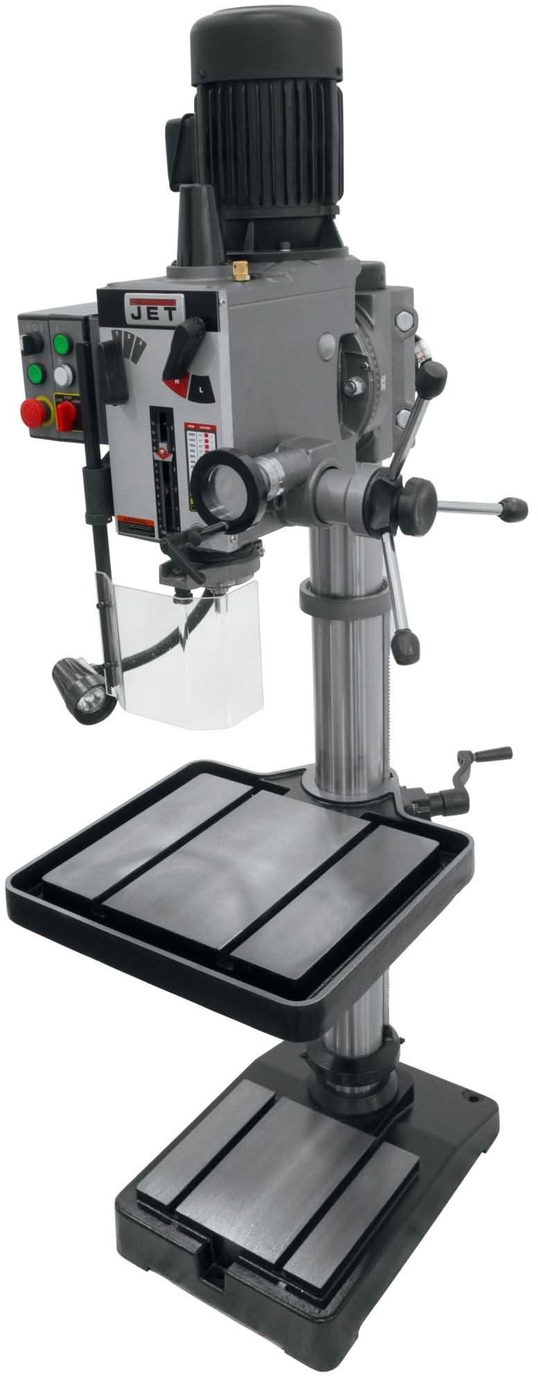 Jet 354022 GHD-20T, 20" Gear Head Tapping Drill Press 230V, 3Ph