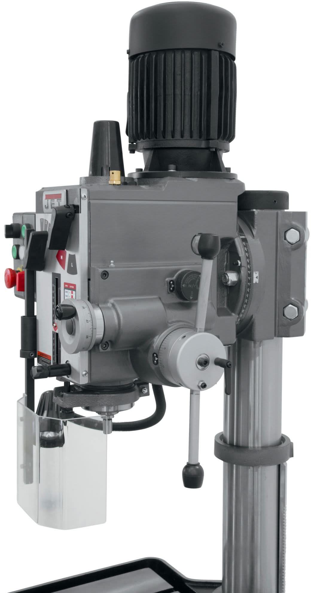 Jet 354026 GHD-20PFT, 20" Gear Head Tapping Drill Press With Power Down feed 230V, 3Ph