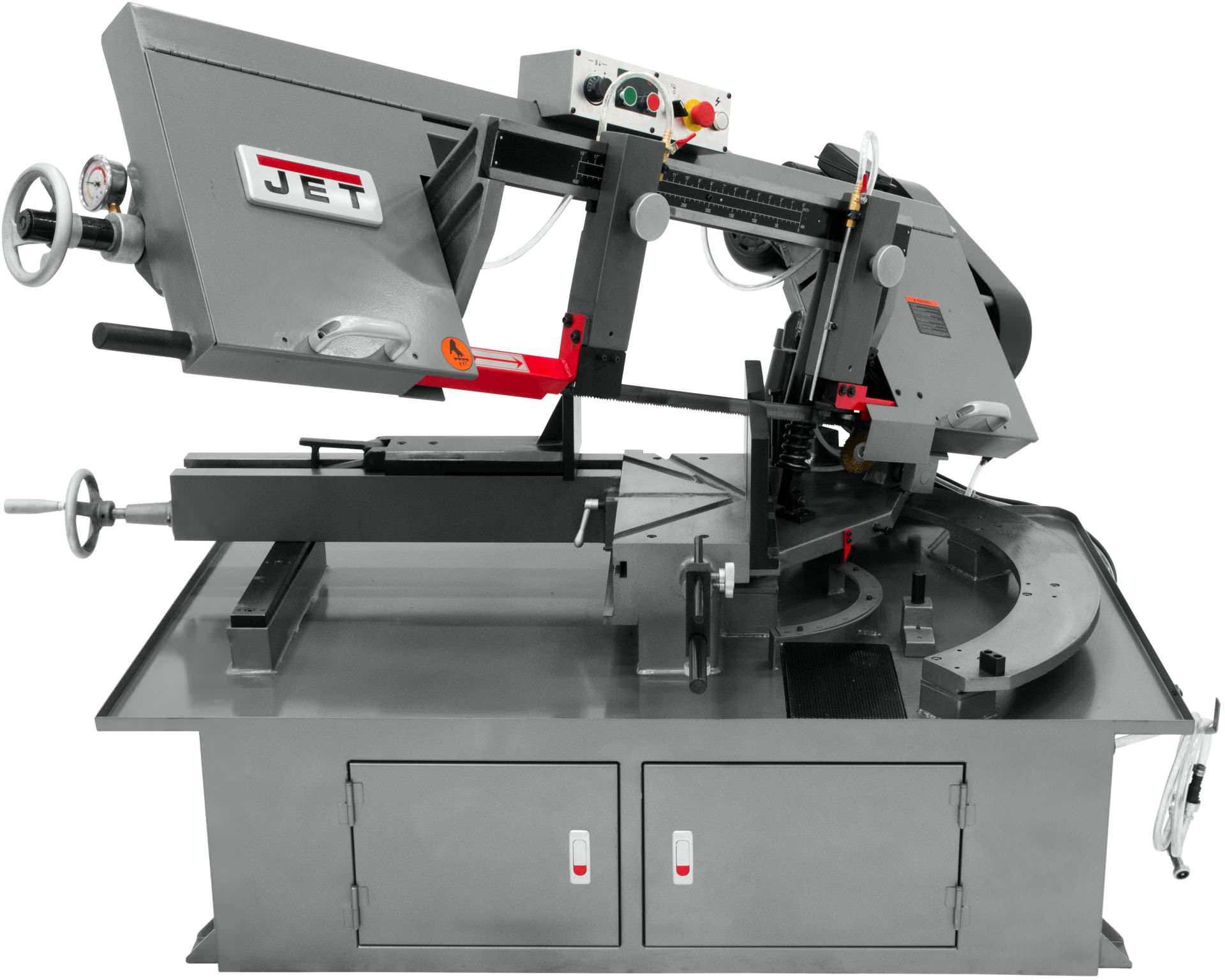 Jet 413410 MBS-1018-3 , 10" x 18" Horizontal Dual Mitering Bandsaw