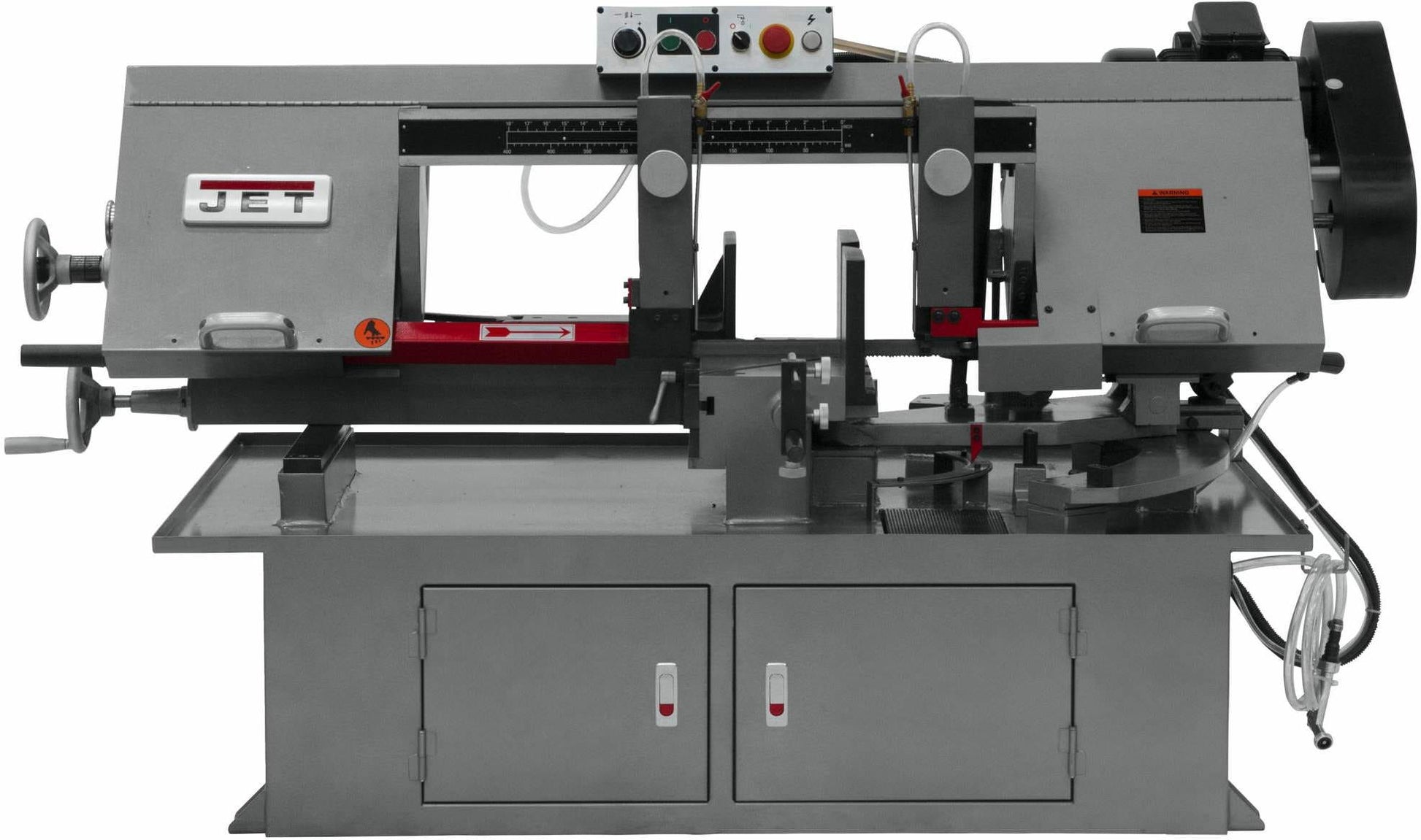 Jet 413410 MBS-1018-3 , 10" x 18" Horizontal Dual Mitering Bandsaw