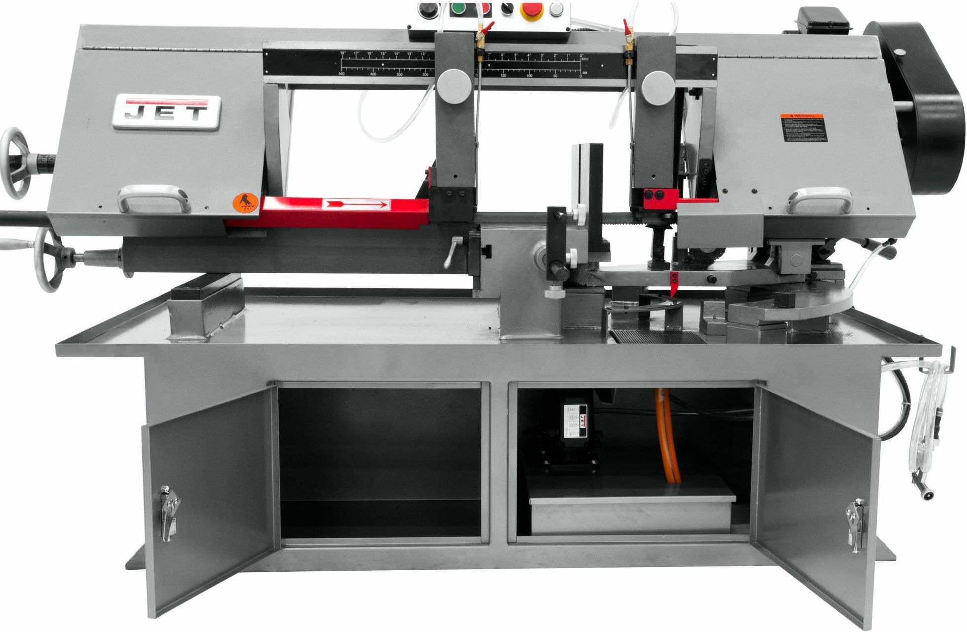 Jet 413410 MBS-1018-3 , 10" x 18" Horizontal Dual Mitering Bandsaw