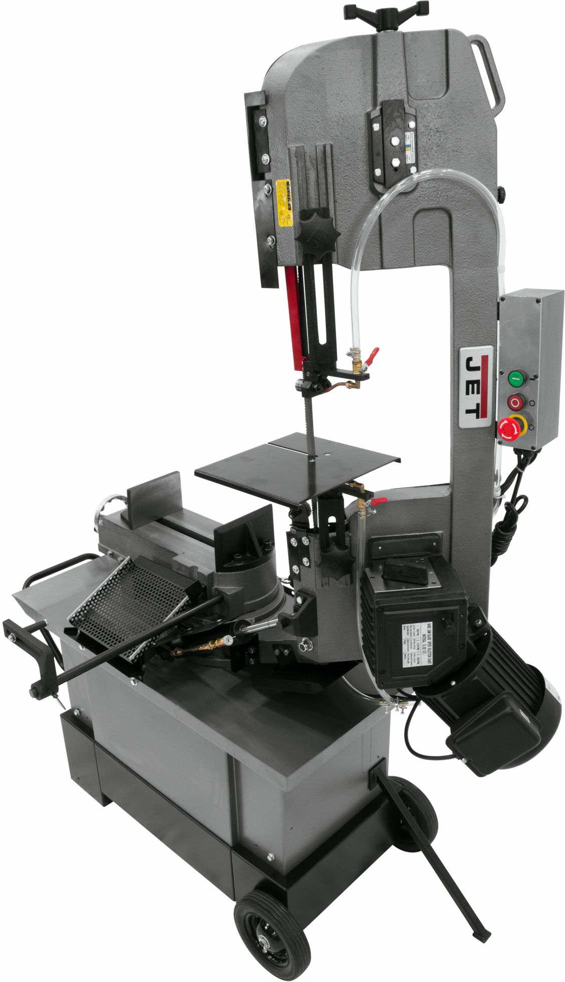 Jet 413452 HVBS-710G, 7" x 10-1/2" Horizontal/Vertical Mitering Geared Head Bandsaw
