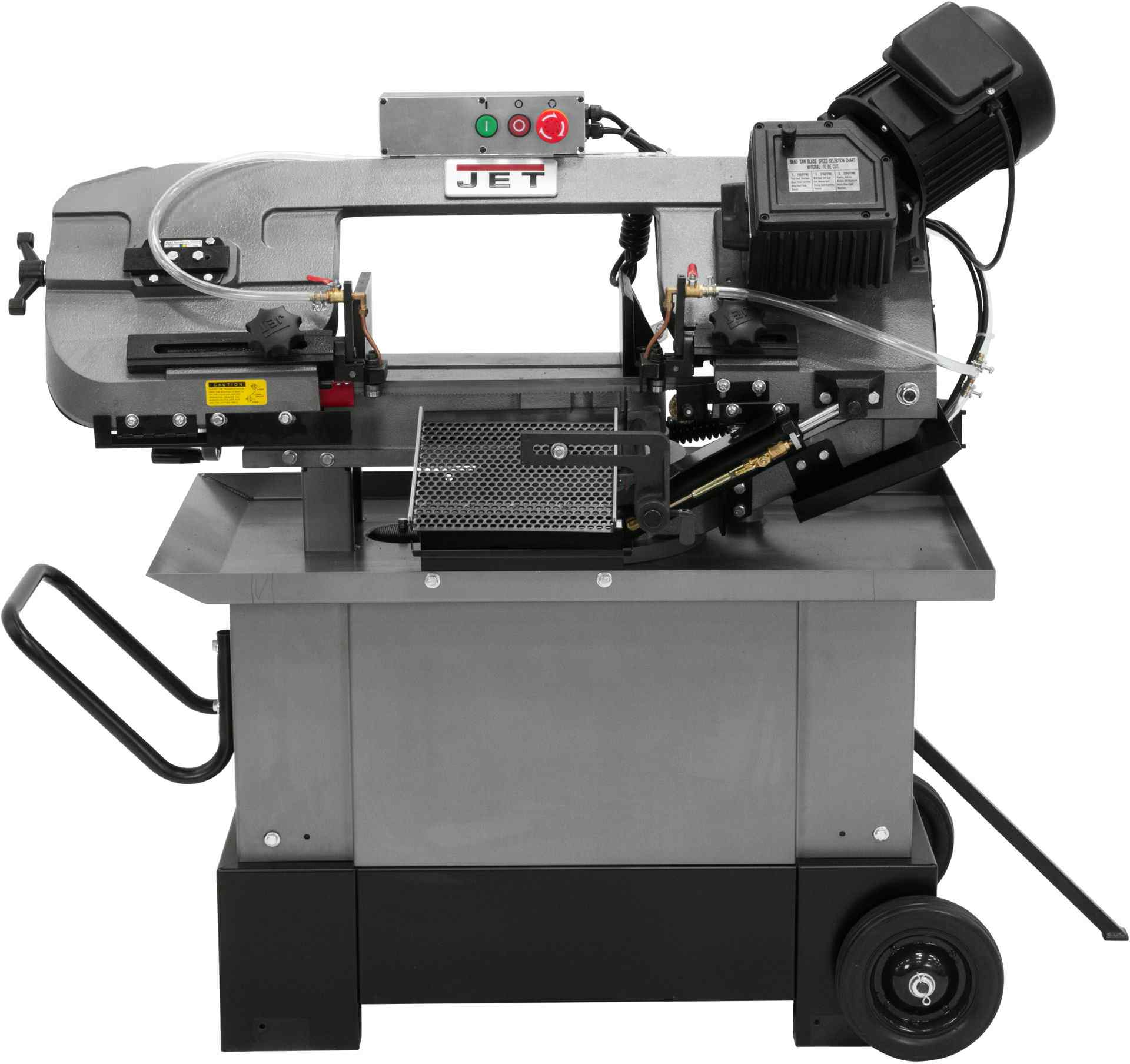 Jet 413452 HVBS-710G, 7" x 10-1/2" Horizontal/Vertical Mitering Geared Head Bandsaw