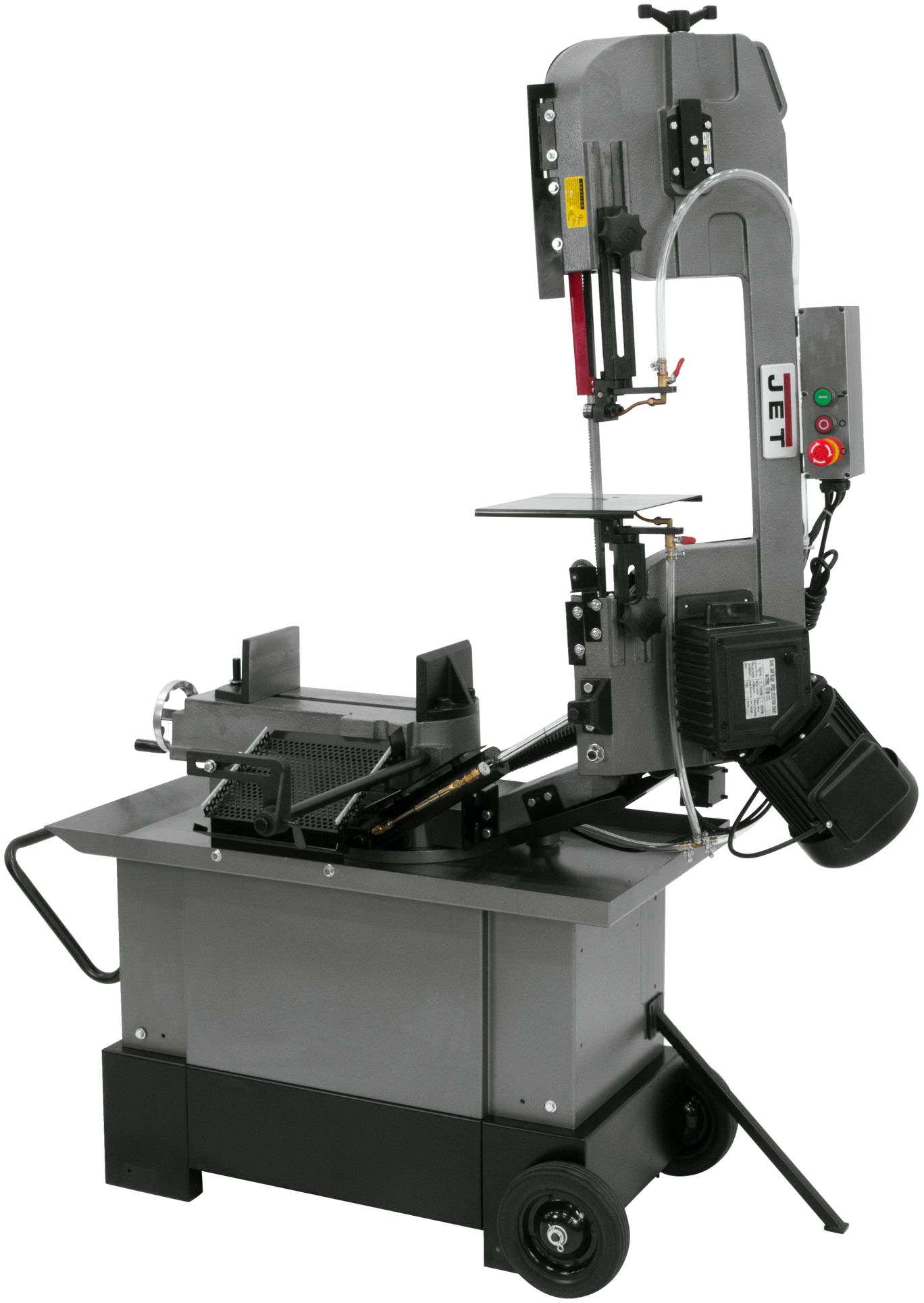 Jet 413452 HVBS-710G, 7" x 10-1/2" Horizontal/Vertical Mitering Geared Head Bandsaw