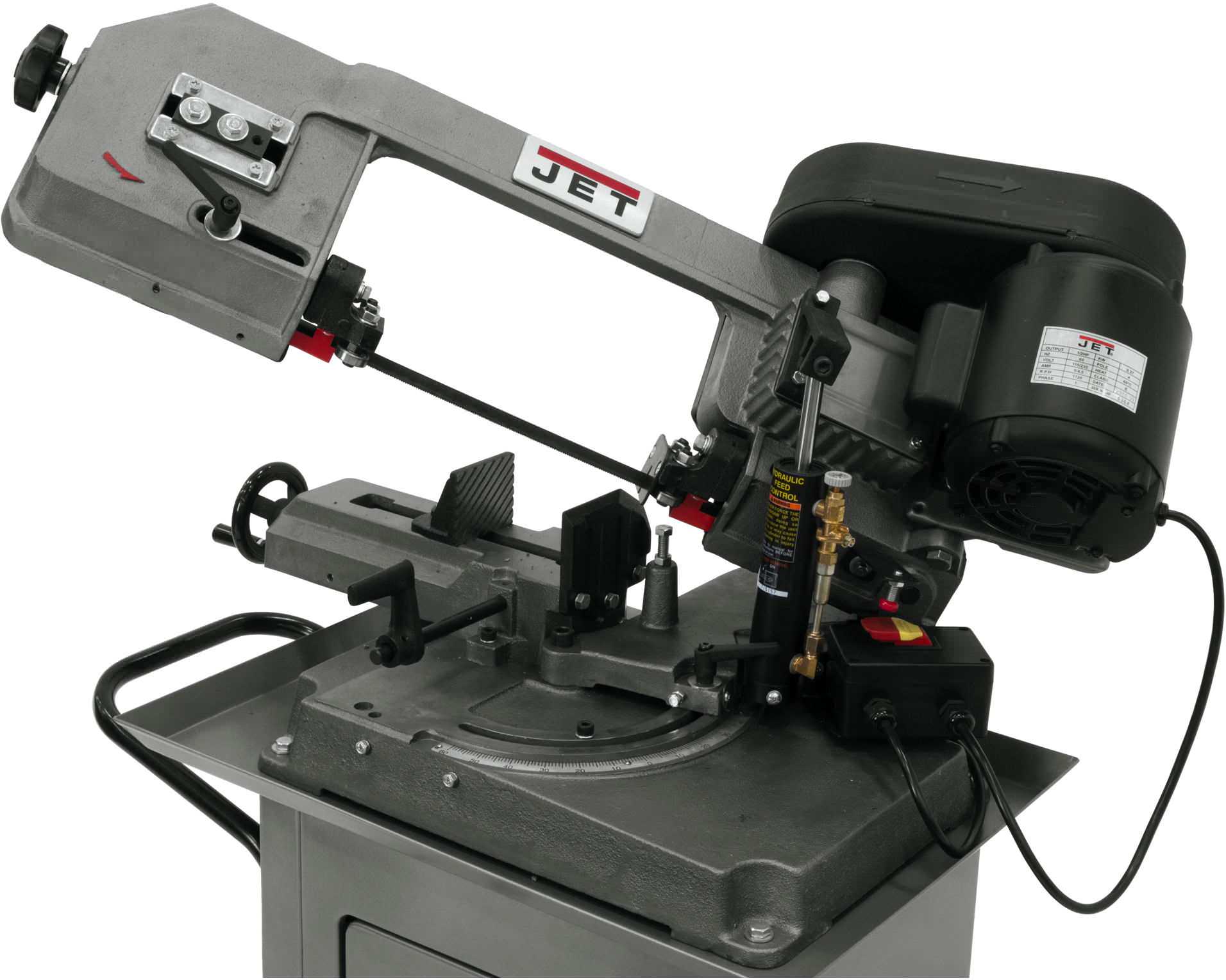 Jet 414457 HBS-56S, 5" x 6" Horizontal Mitering Bandsaw