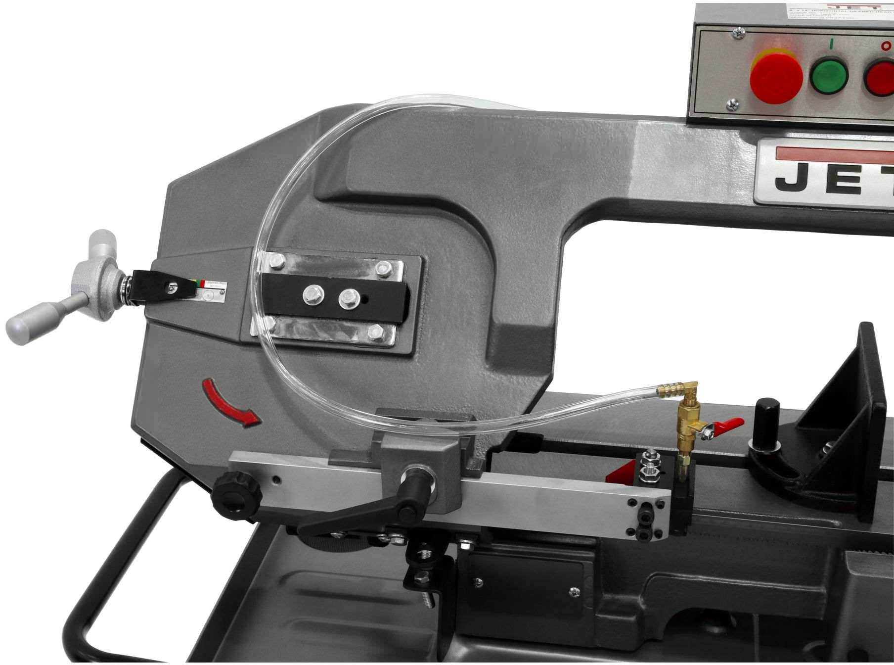 Jet 414466 HBS-814GH, 8" x 14" Horizontal Geared Head Bandsaw