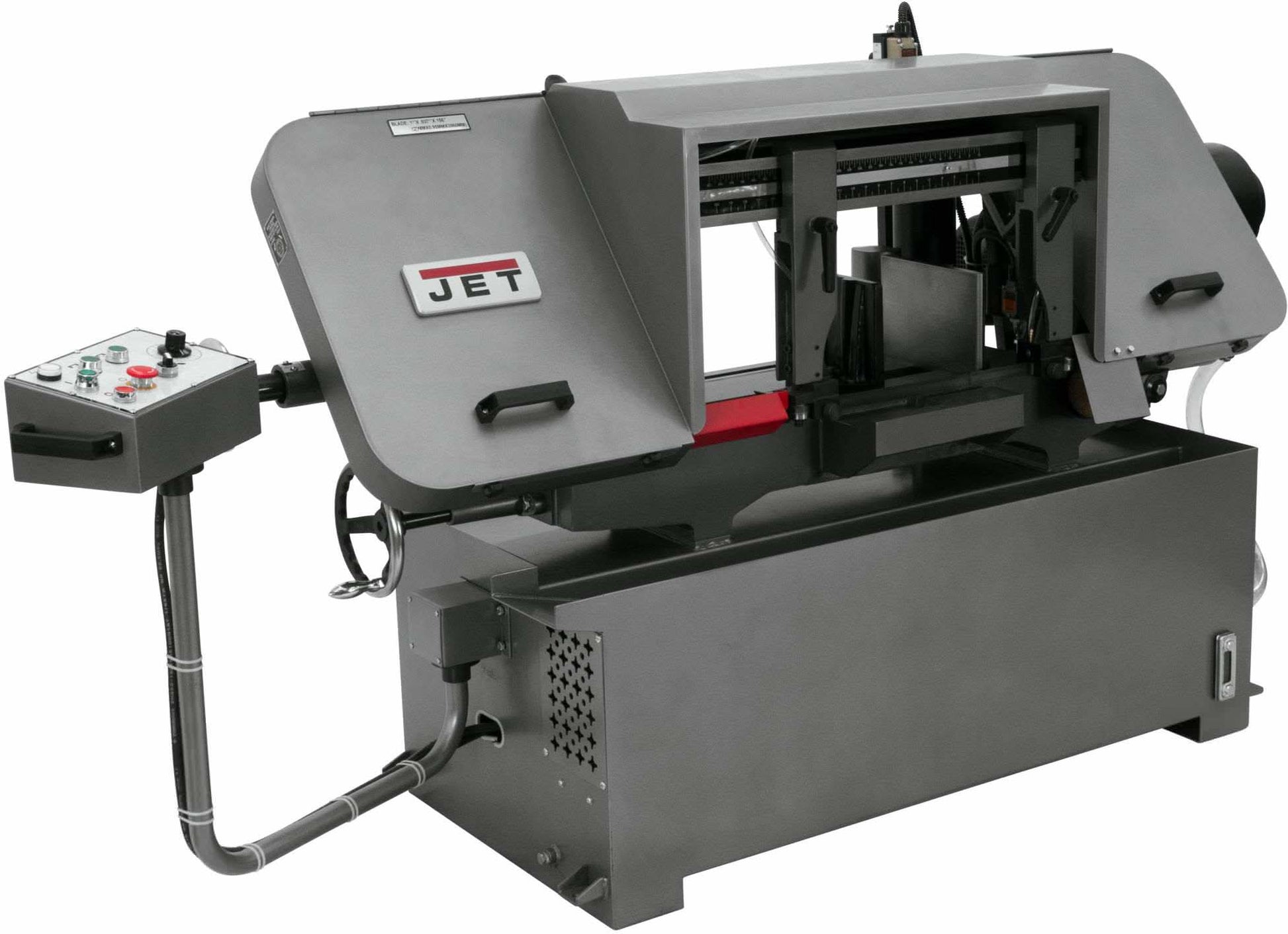 Jet 414476 J-7060, 12" x 20" Semi-Automatic Horizontal Bandsaw