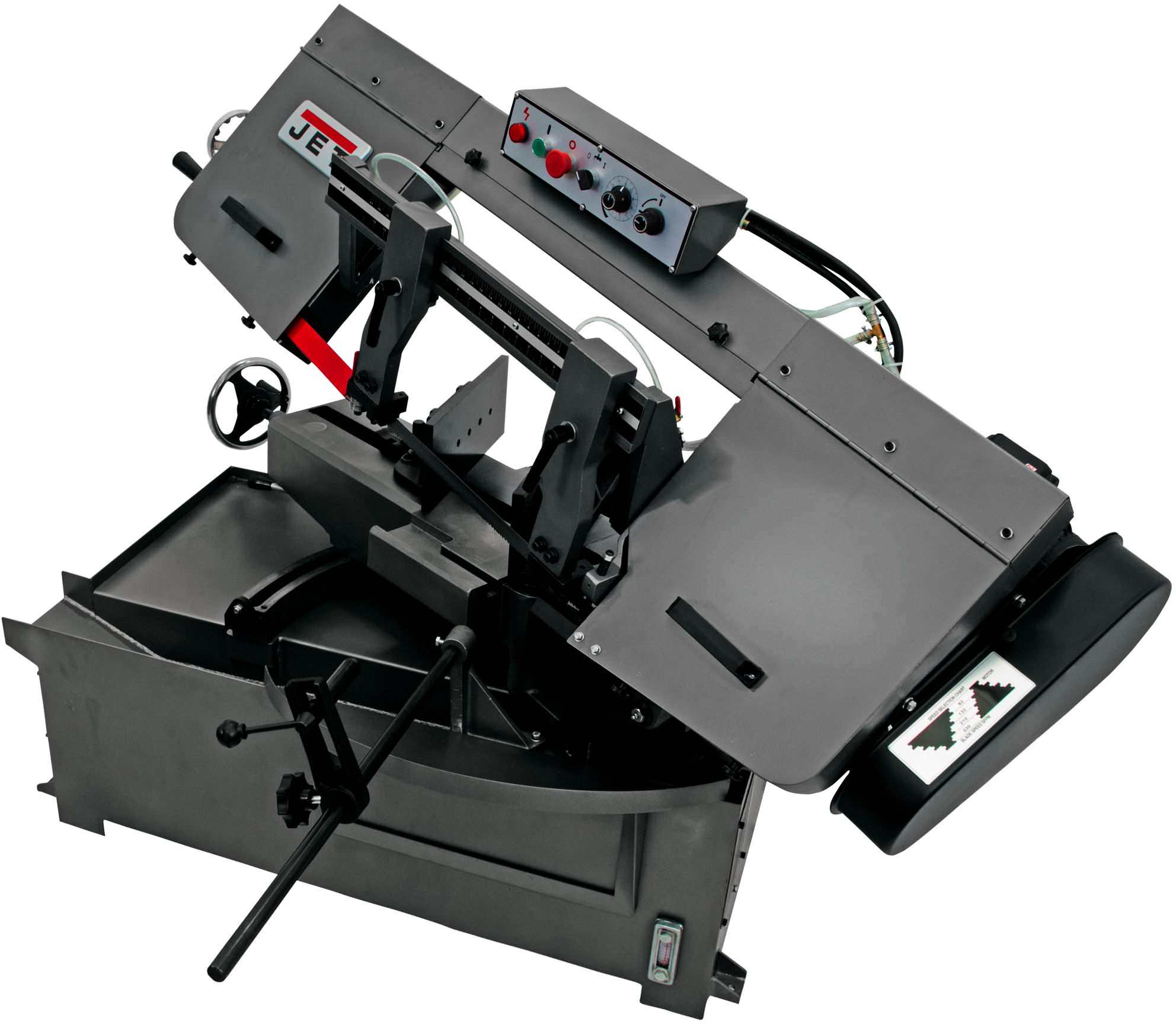 Jet 414477 MBS-1014W-3, 10" x 14" Horizontal Mitering Bandsaw