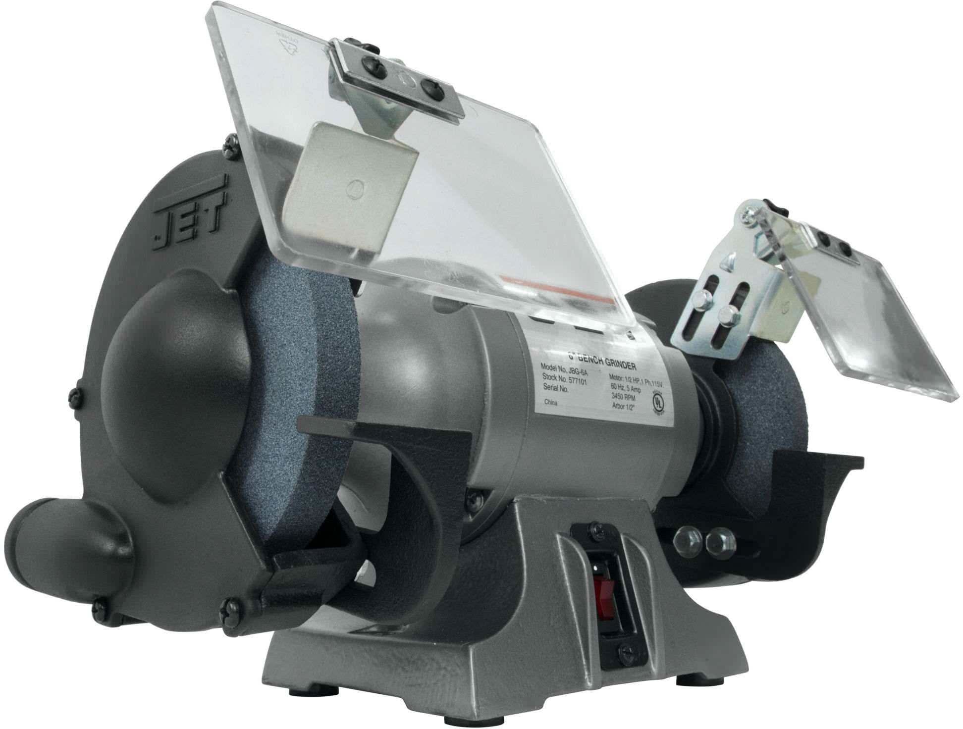 Jet 577101 JBG-6A, 6" Shop Bench Grinder