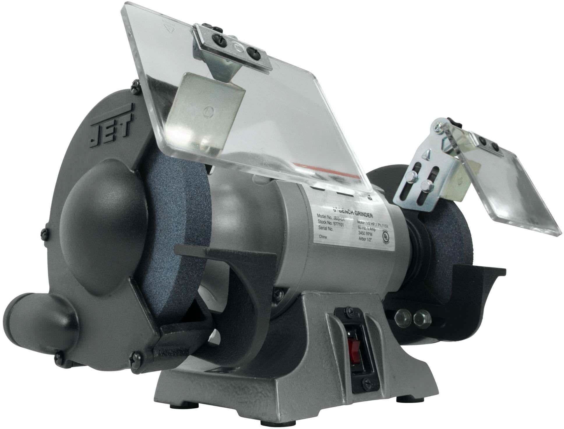 Jet 577101 JBG-6A, 6" Shop Bench Grinder