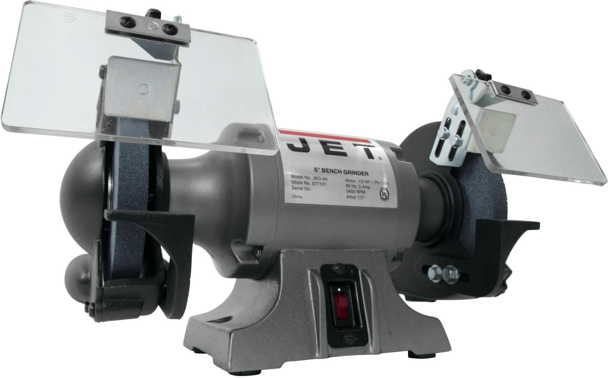 Jet 577101 JBG-6A, 6" Shop Bench Grinder