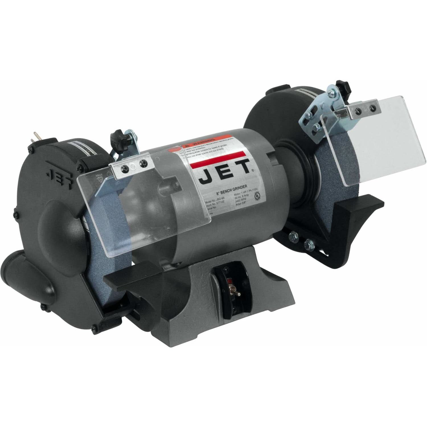 Jet 577102 JBG-8A, 8" Shop Bench Grinder