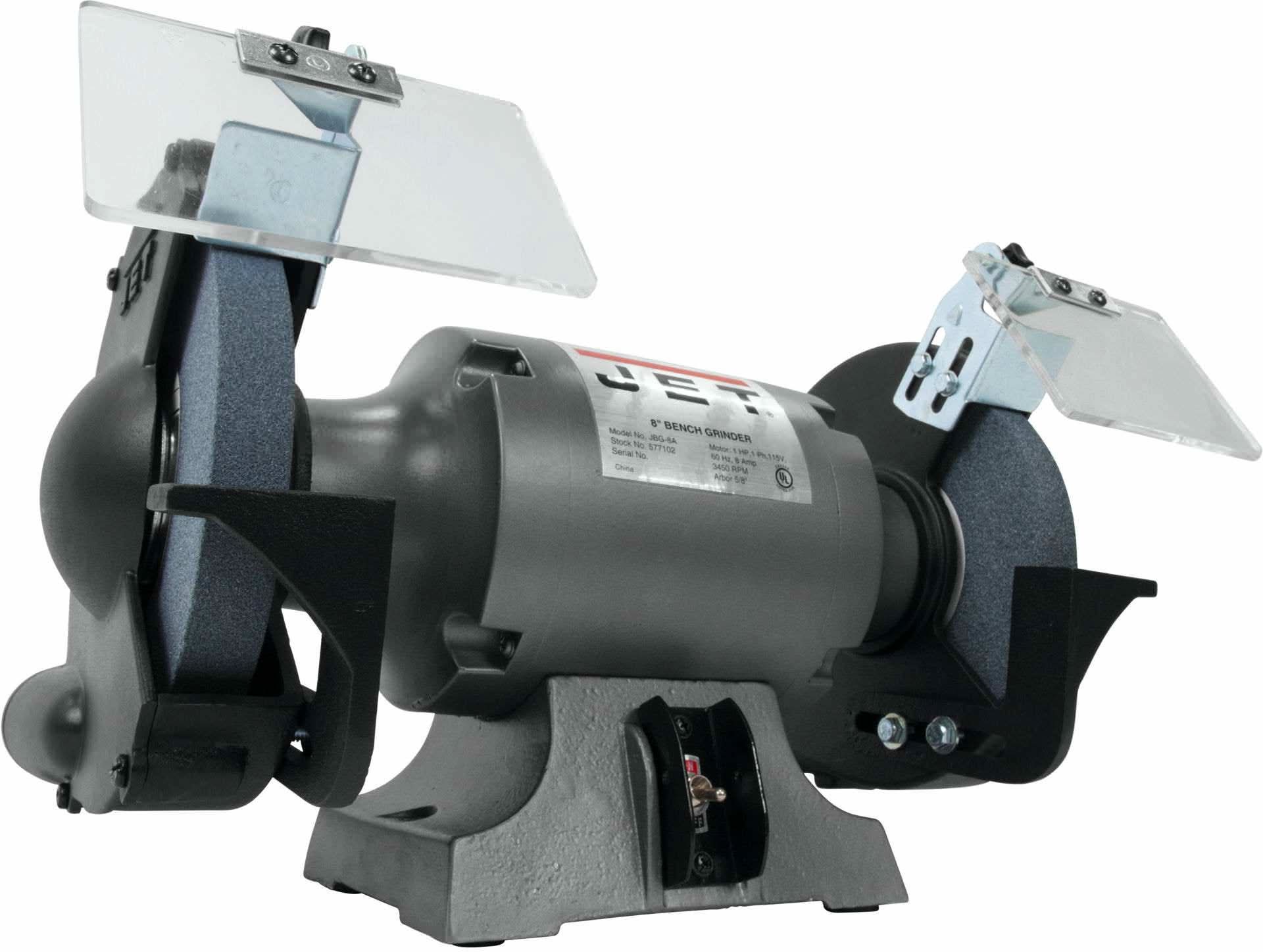 Jet 577102 JBG-8A, 8" Shop Bench Grinder