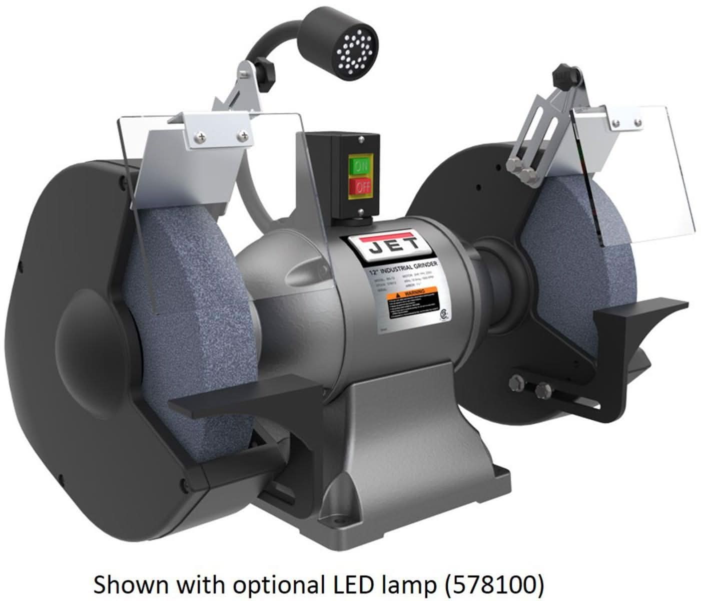 Jet 578012 IBG-12, 12" Industrial Bench Grinder
