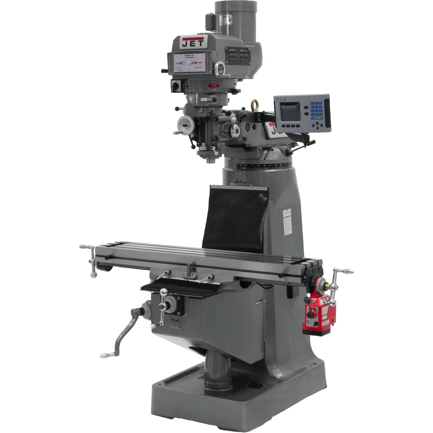 Jet 690107 JTM-4VS Mill With ACU-RITE 200S DRO With X-Axis Powerfeed