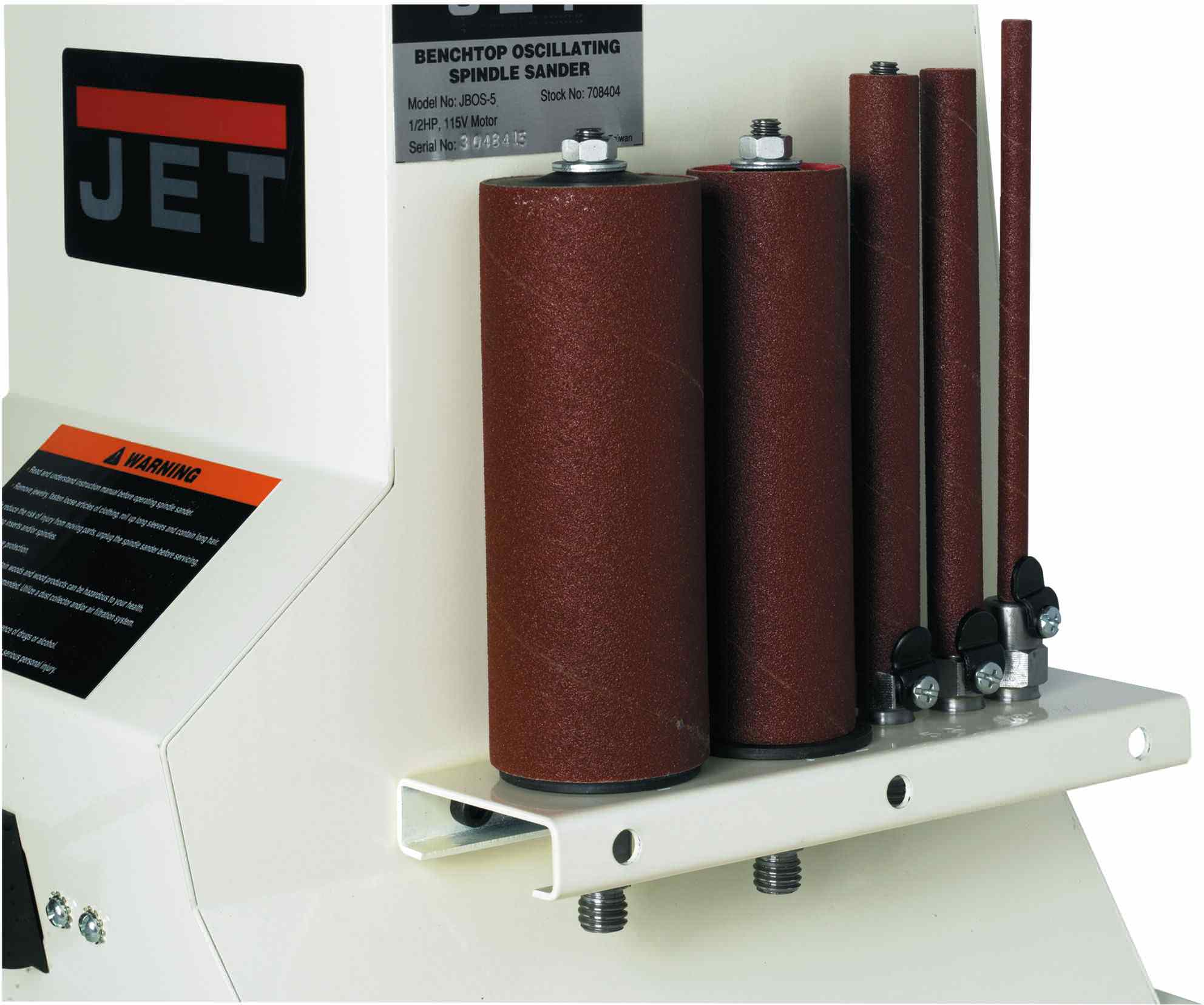 Jet 708404 JBOS-5, Benchtop Oscillating Spindle Sander, 1/2HP, 1Ph