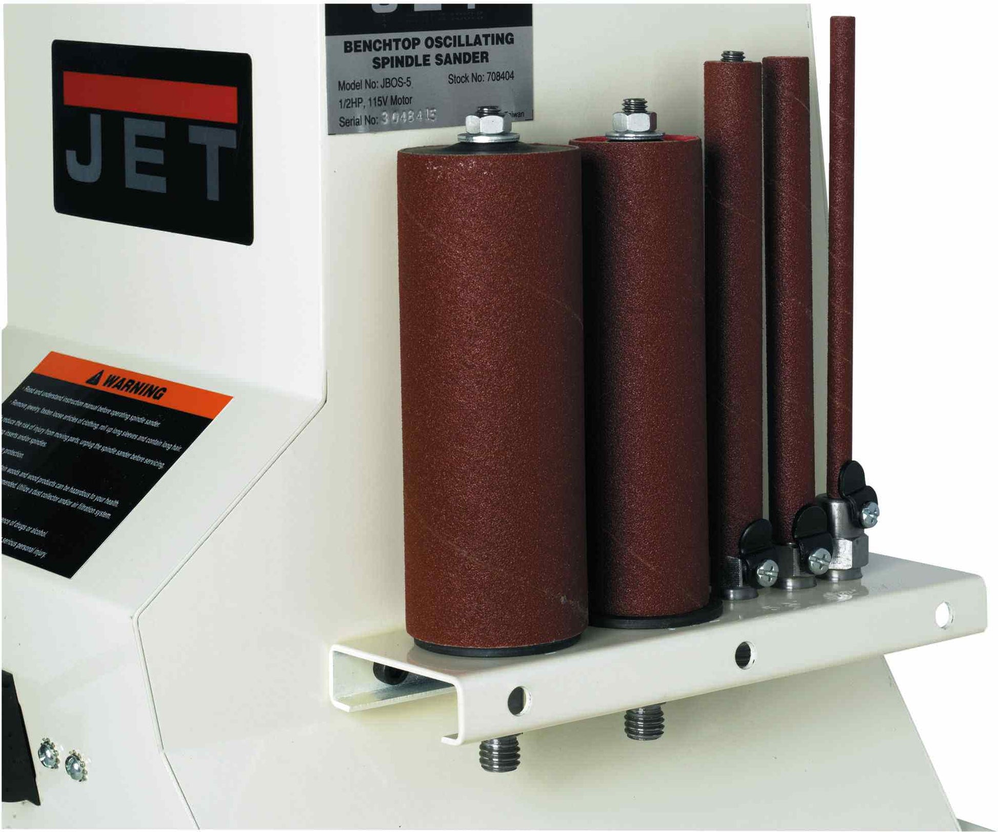 Jet 708404 JBOS-5, Benchtop Oscillating Spindle Sander, 1/2HP, 1Ph 115V