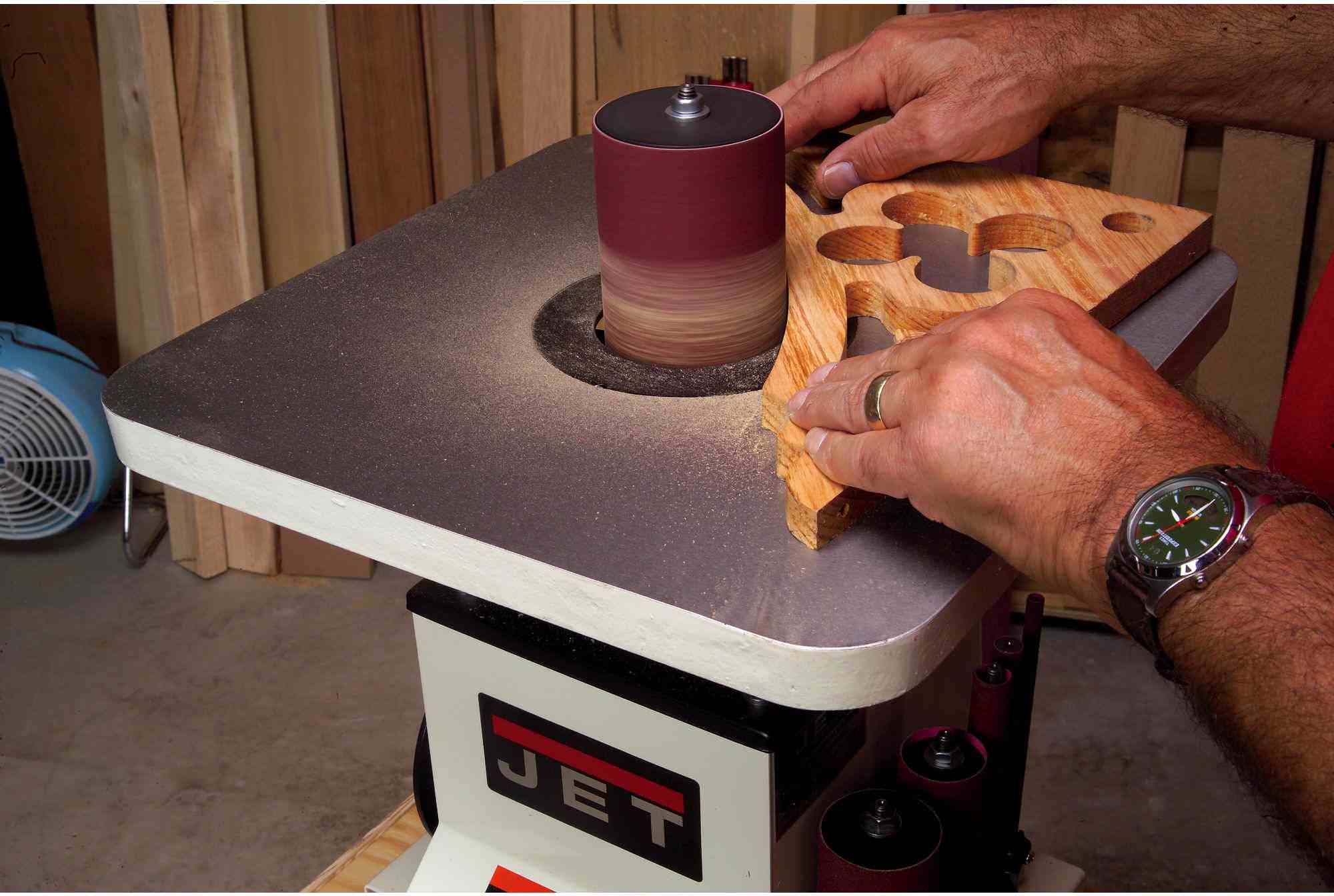 Jet 708404 JBOS-5, Benchtop Oscillating Spindle Sander, 1/2HP, 1Ph