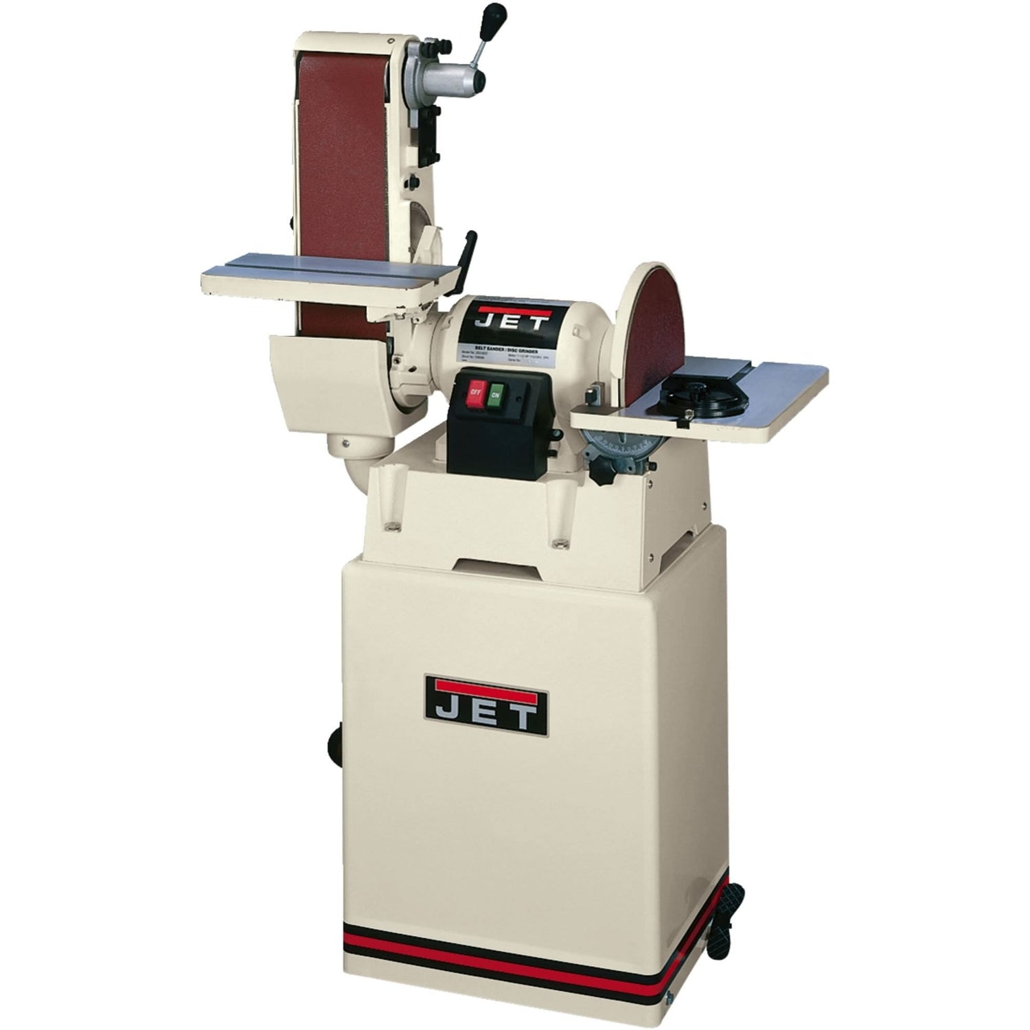 Jet 708598K JSG-6CS, 6" x 48" Belt / 12" Disc Sander with Closed Stand