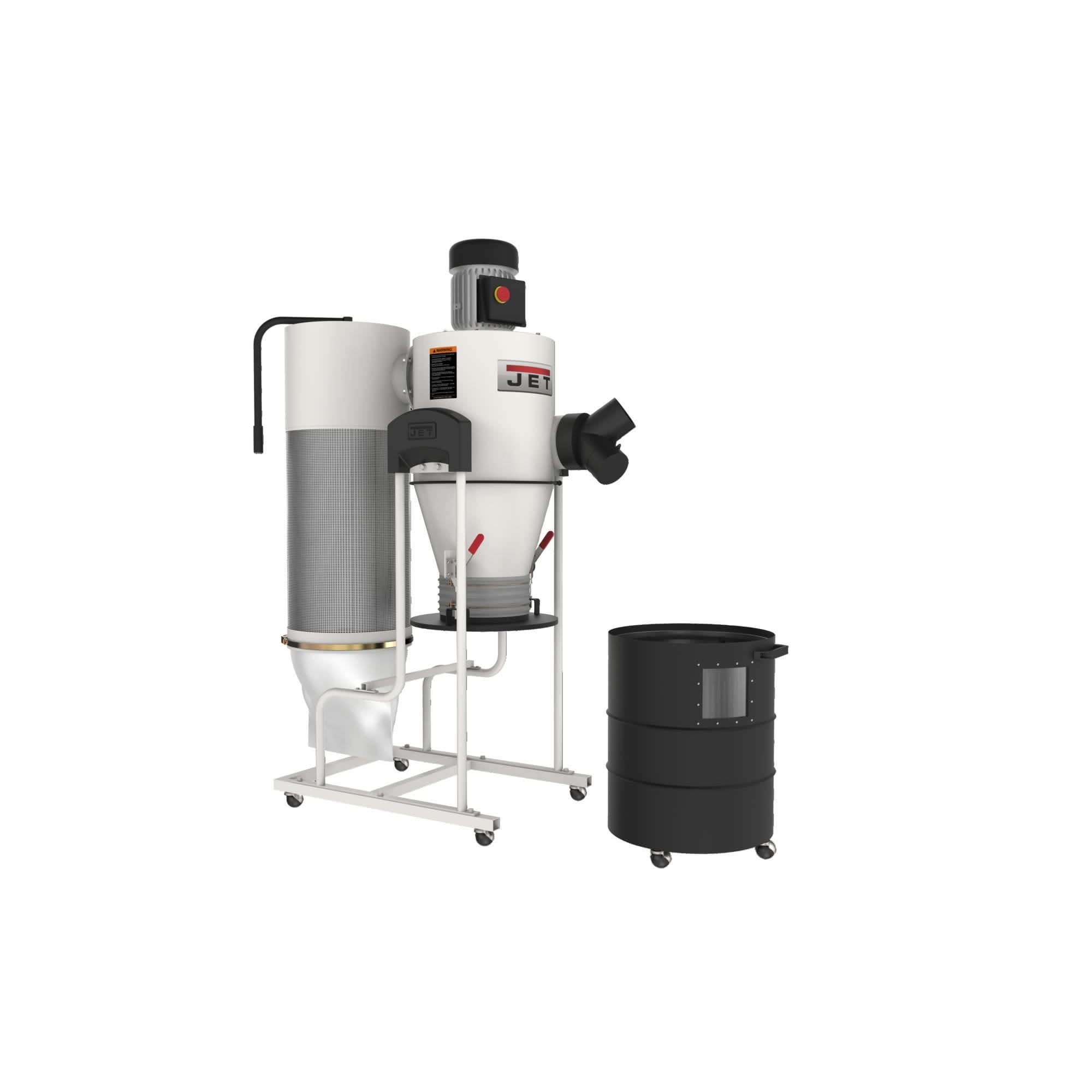 Jet 717515 JCDC-1.5 Cyclone Dust Collector, 1.5HP, 115V – Tool Nut