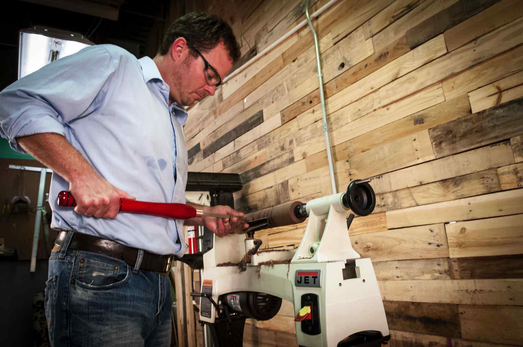 Jet 719110 JWL-1015VS 10'' x 15'' Variable Speed Wood Lathe