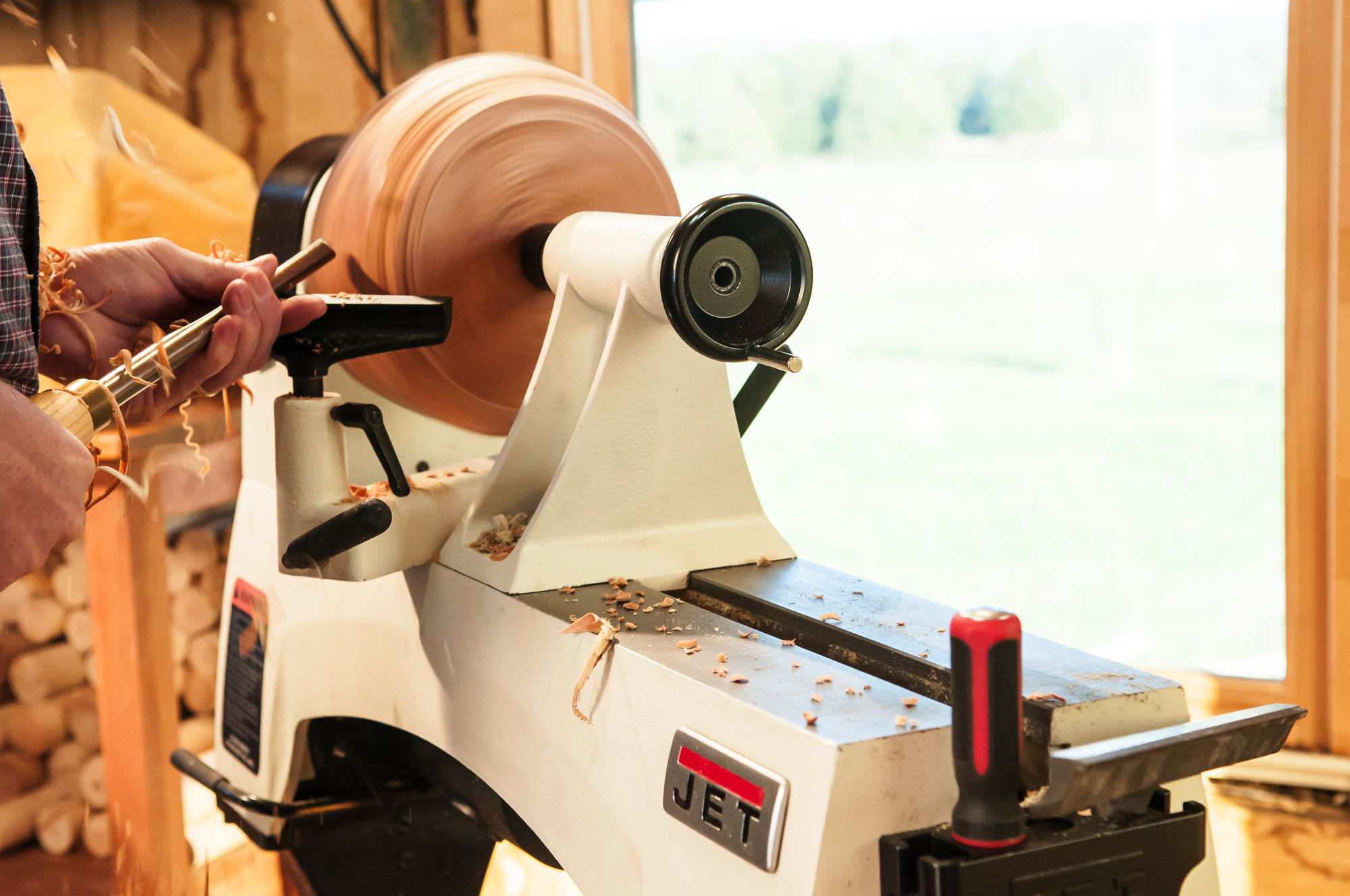 Jet 719200 JWL-1221VS 12'' x 21'' Variable Speed Wood Lathe