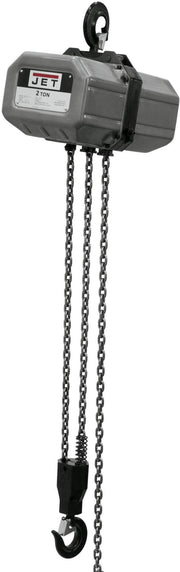 Jet Tools 212000 2SS-1C-20, 2-Ton Electric Chain Hoist 1-Phase 20' Lift