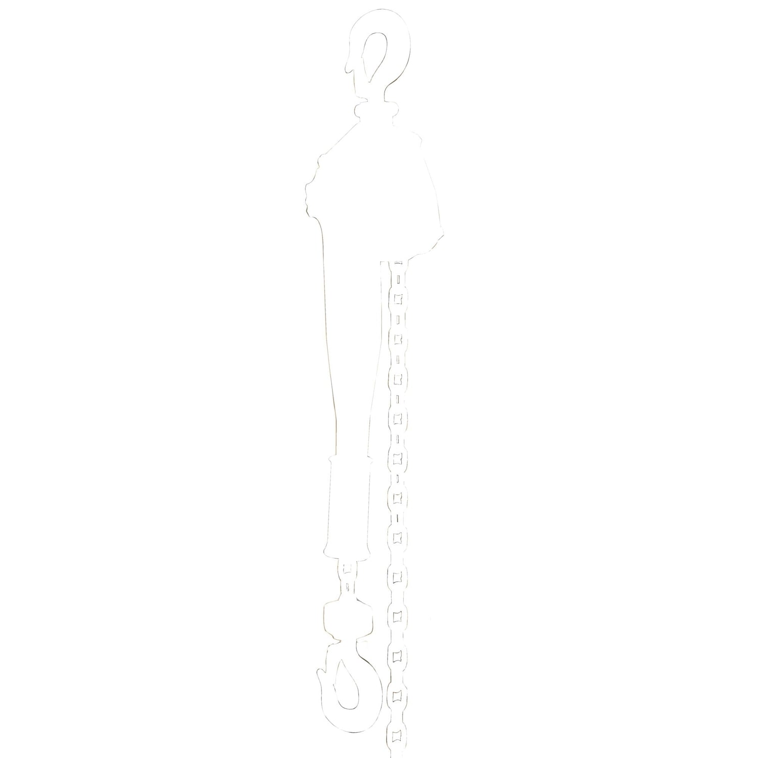 Jet Tools 287402 JLP-A Series 1-1/2 Ton Lever Hoist, 15' Lift