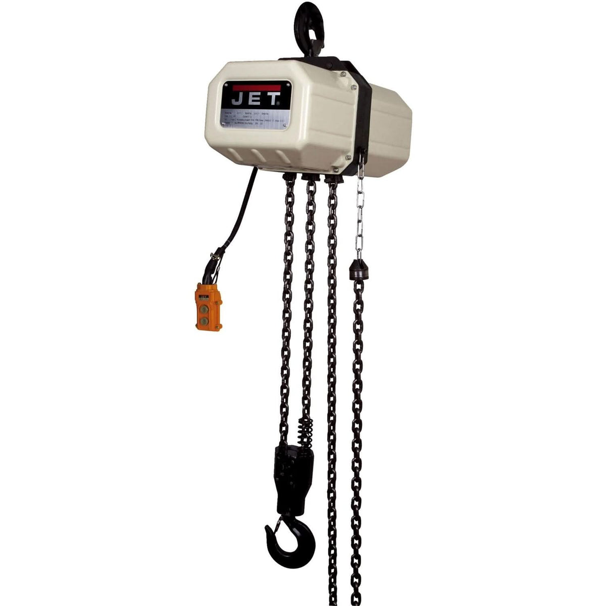 Jet Tools 530200 5SS-3C-20, 5-Ton Electric Chain Hoist 3-Phase 20' Lift