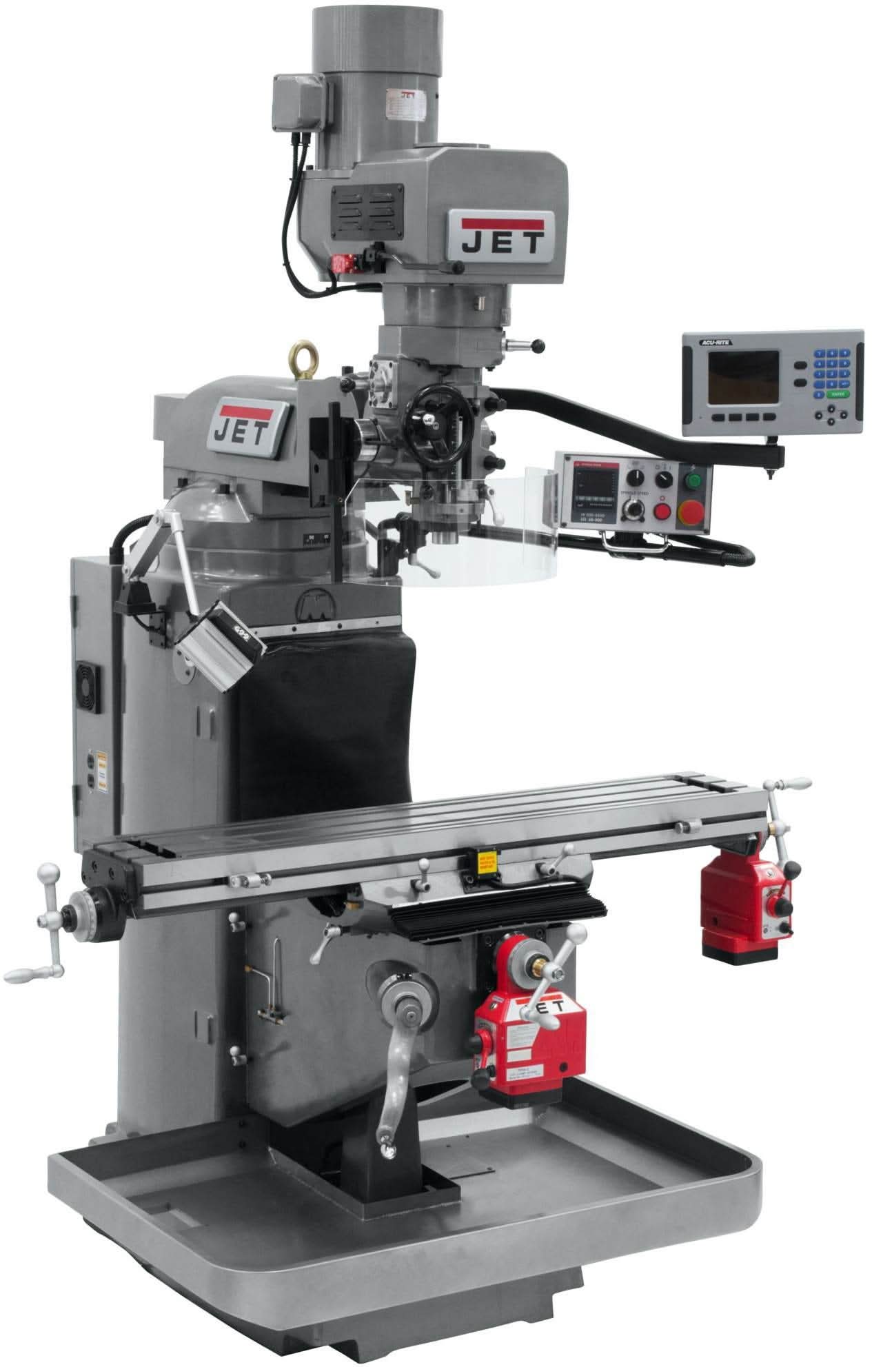 Jet Tools 690522 JTM-949EVS Mill With Acu-Rite 200S DRO With X and Y-Axis Powerfeeds