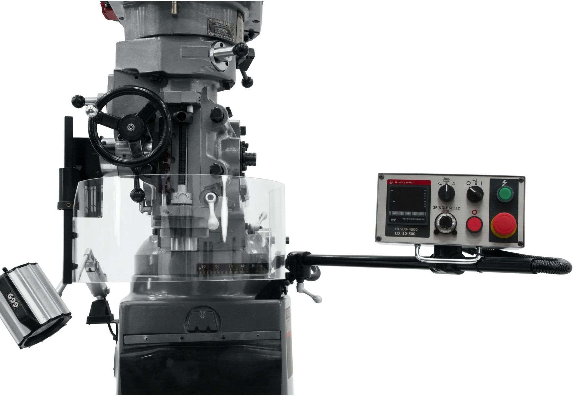 Jet Tools 690523 JTM-949EVS Mill With Acu-Rite 200S DRO With X and Y-Axis Powerfeeds and Air Powered Drawbar