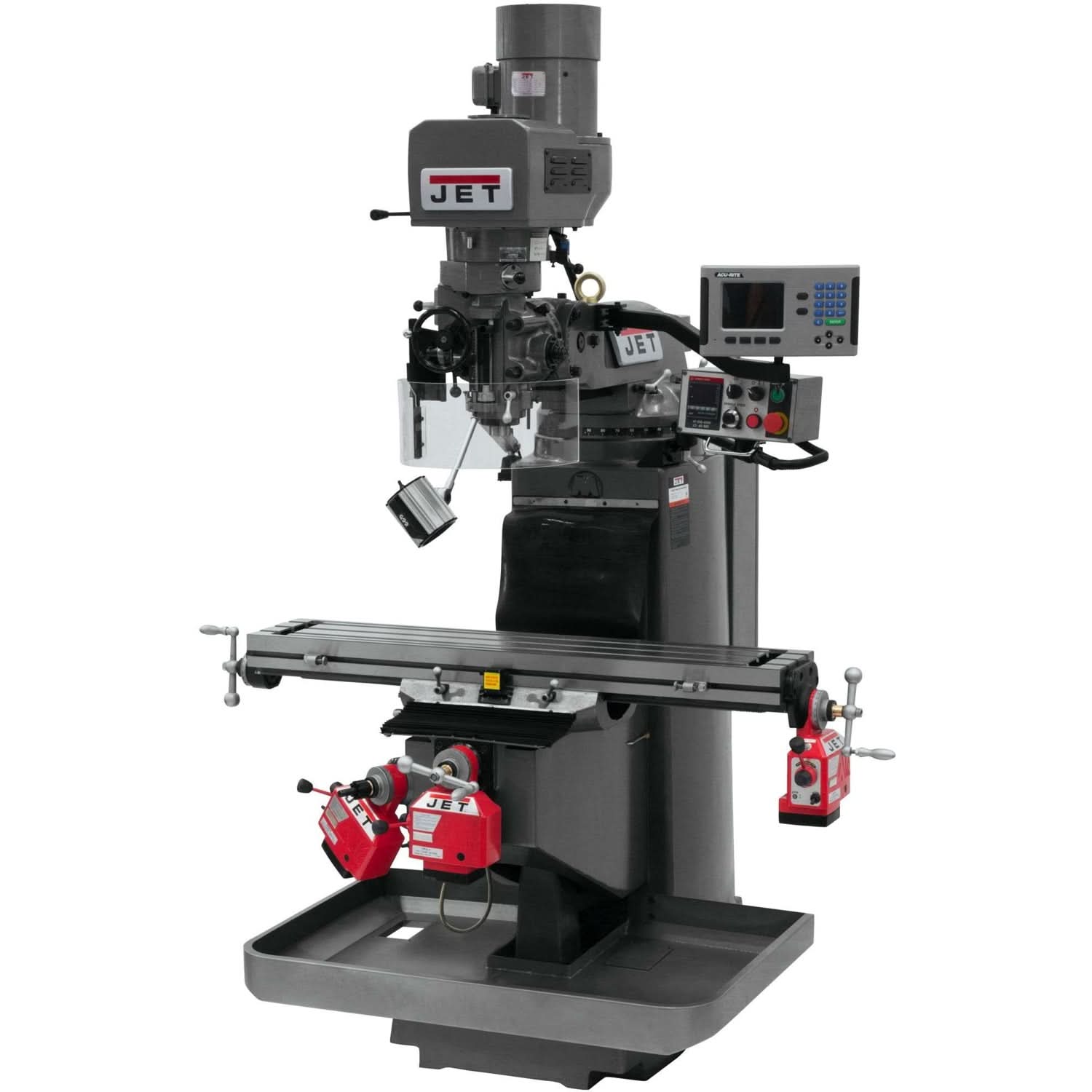 Jet Tools 690524 JTM-949EVS Mill With Acu-Rite 200S DRO With X, Y and Z-Axis Powerfeeds