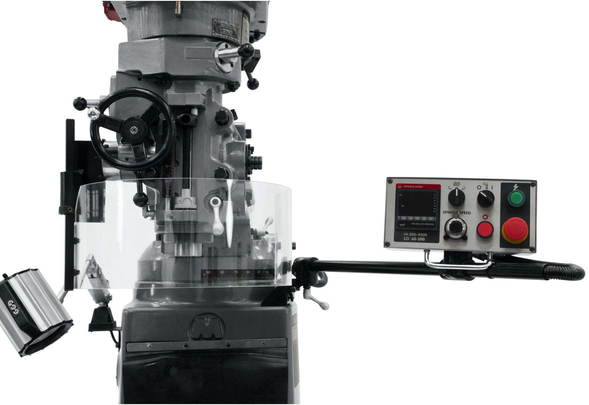 Jet Tools 690529 JTM-949EVS Mill With 3-Axis Acu-Rite 200S DRO (Knee) With X, Y and Z-Axis Powerfeeds