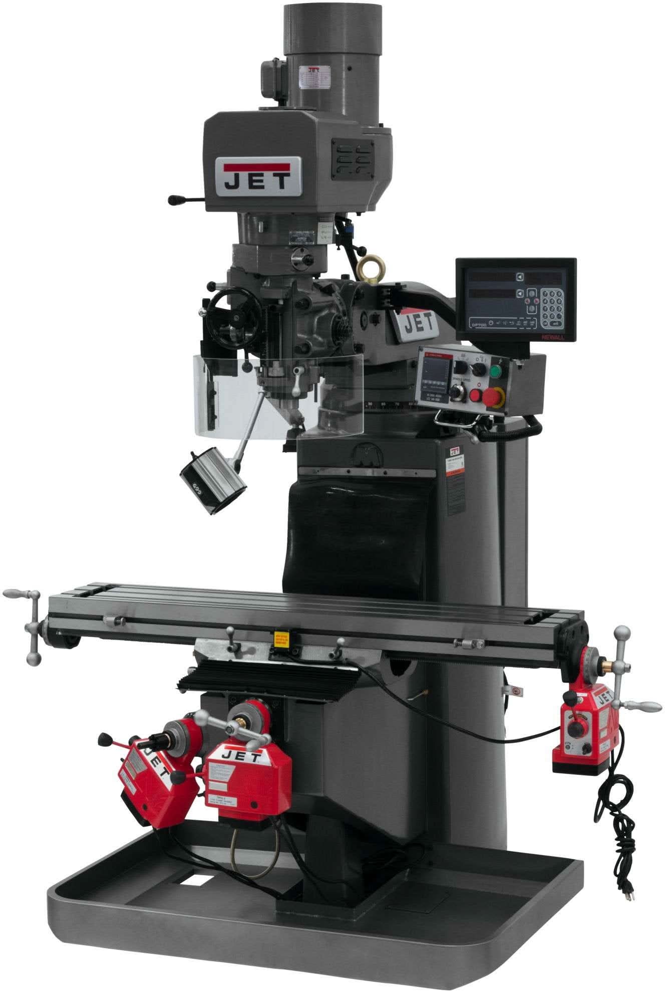 Jet Tools 690539 JTM-949EVS with Newall DP700 DRO X,Y & Z Powerfeeds