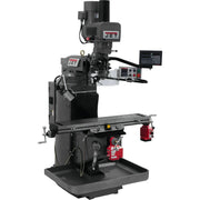 Jet Tools 690543 JTM-949EVS Mill With 3-Axis Newall DP700 DRO (Knee) With X and Y-Axis Powerfeeds and Air Powered Dra