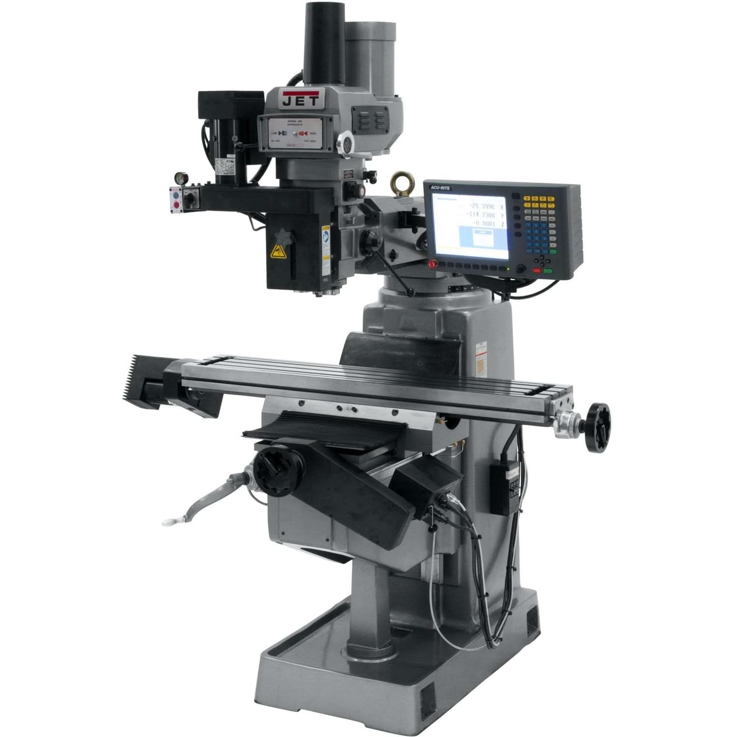 Jet Tools 690576 JTM-949EVS/230 Mill With 3-Axis ACU-RITE G-2 MILLPWR CNC