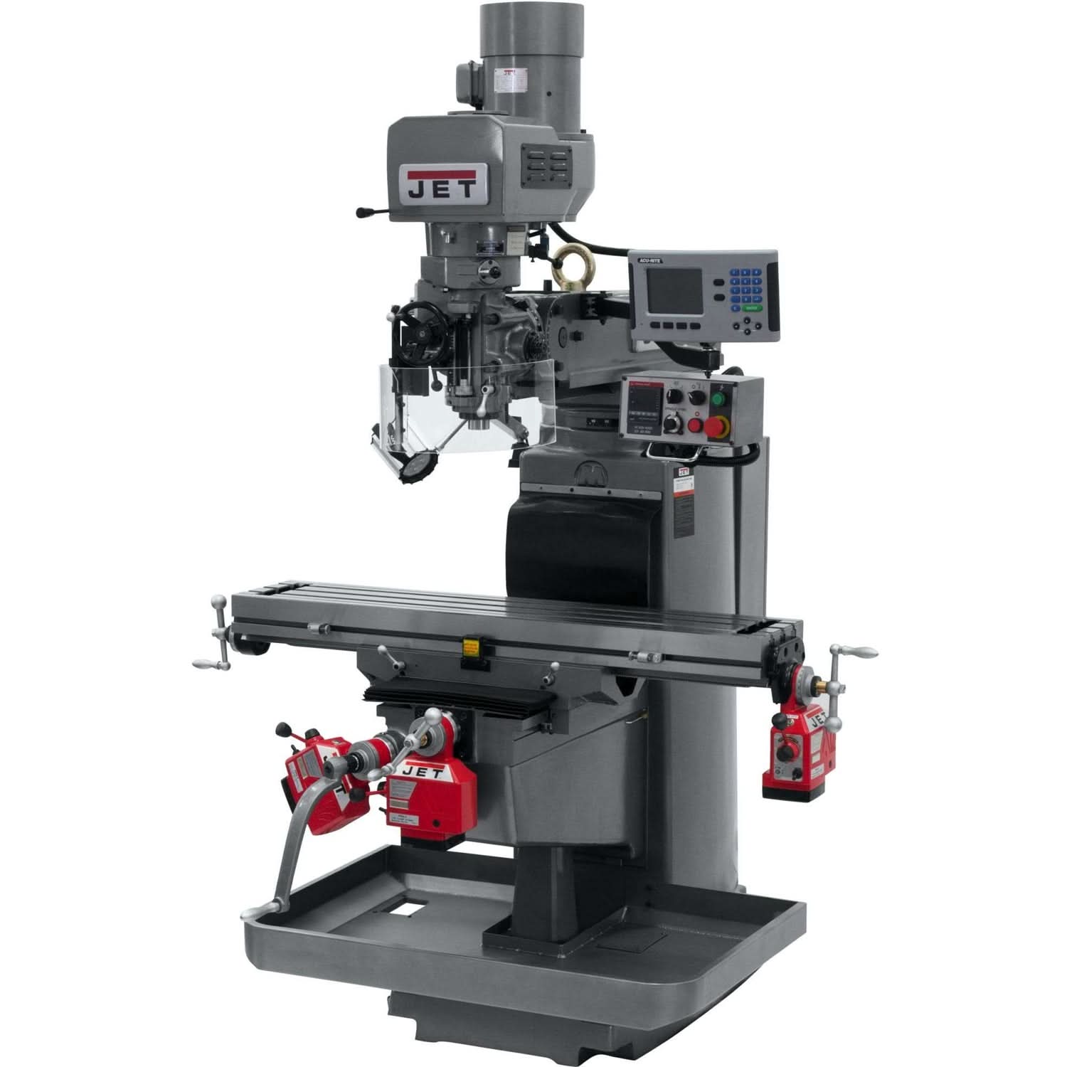 Jet Tools 690604 JTM-1050EVS2/230 Mill With X, Y and Z-Axis Powerfeeds