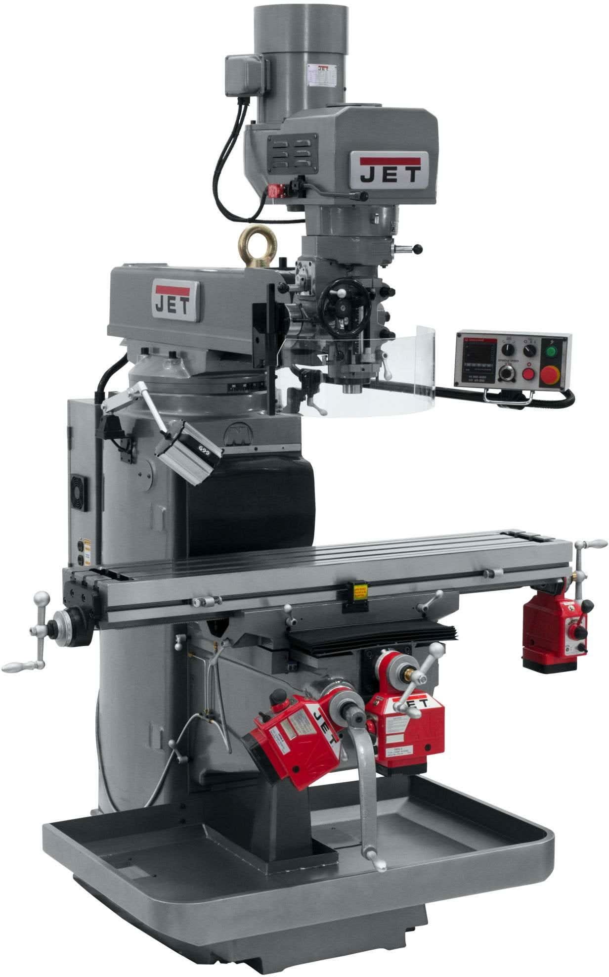 Jet Tools 690604 JTM-1050EVS2/230 Mill With X, Y and Z-Axis Powerfeeds