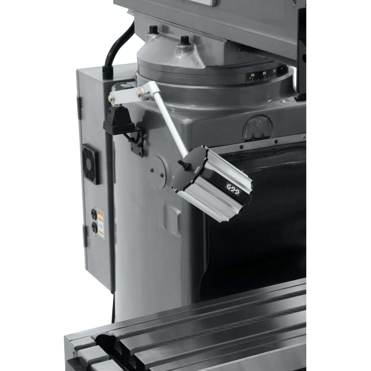 Jet Tools 690624 JTM-1050EVS2/230 Mill With 3-Axis Acu-Rite 200S DRO (Knee) With X-Axis Powerfeed