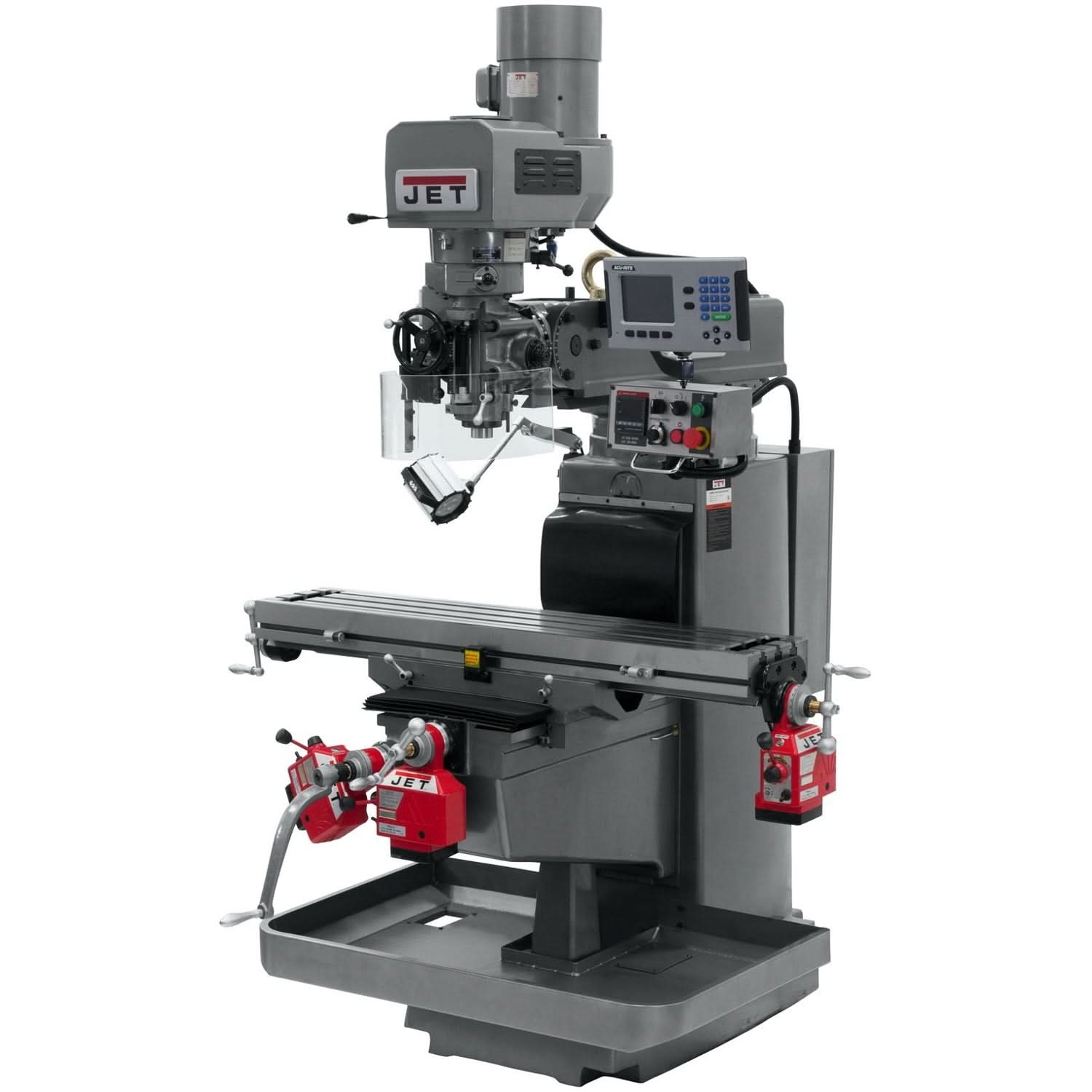 Jet String Tool Jet Tools 690628 JTM-1050EVS2/230 Mill With 3-Axis Acu-Rite 200S DRO ...