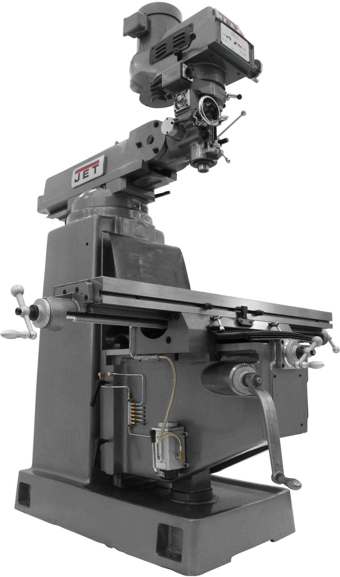 Jet Tools 690629 JTM-1050EVS2/230 Mill With 3-Axis Acu-Rite 200S DRO (Quill) With X-Axis Powerfeed