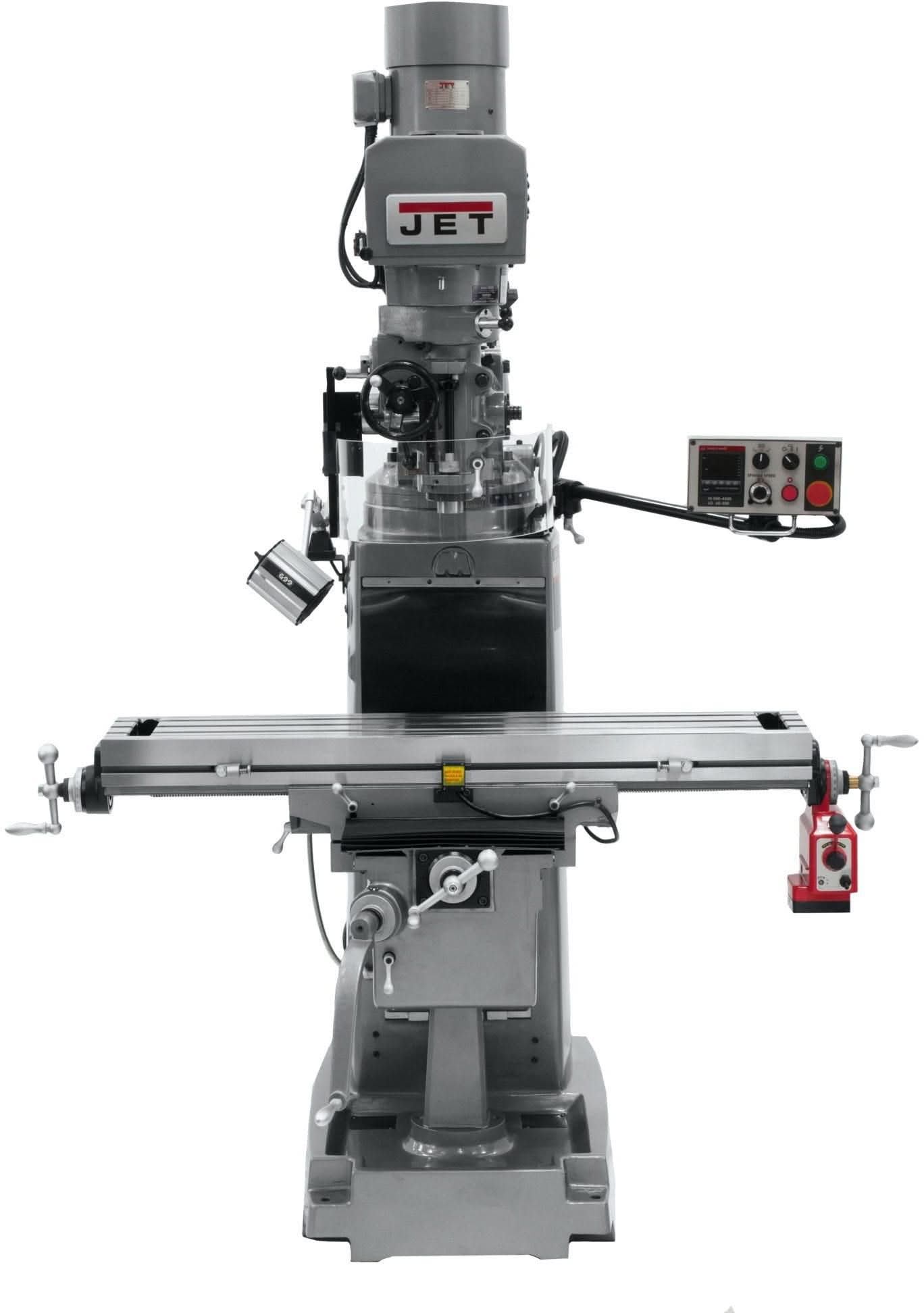 Jet Tools 690638 JTM-1050EVS2/230 Mill With Newall DP700 DRO With X, Y and Z-Axis Powerfeeds